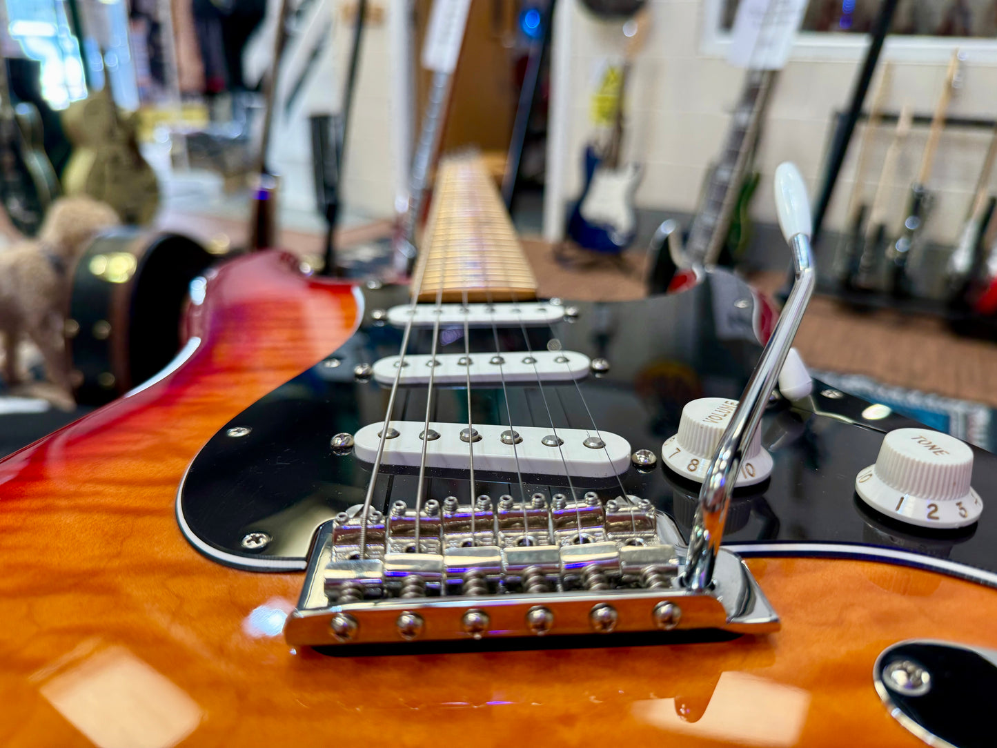 🔥2022🔥 Fender Player Plus Top Stratocaster~ Aged Cherry Burst~ Mexican Strat!