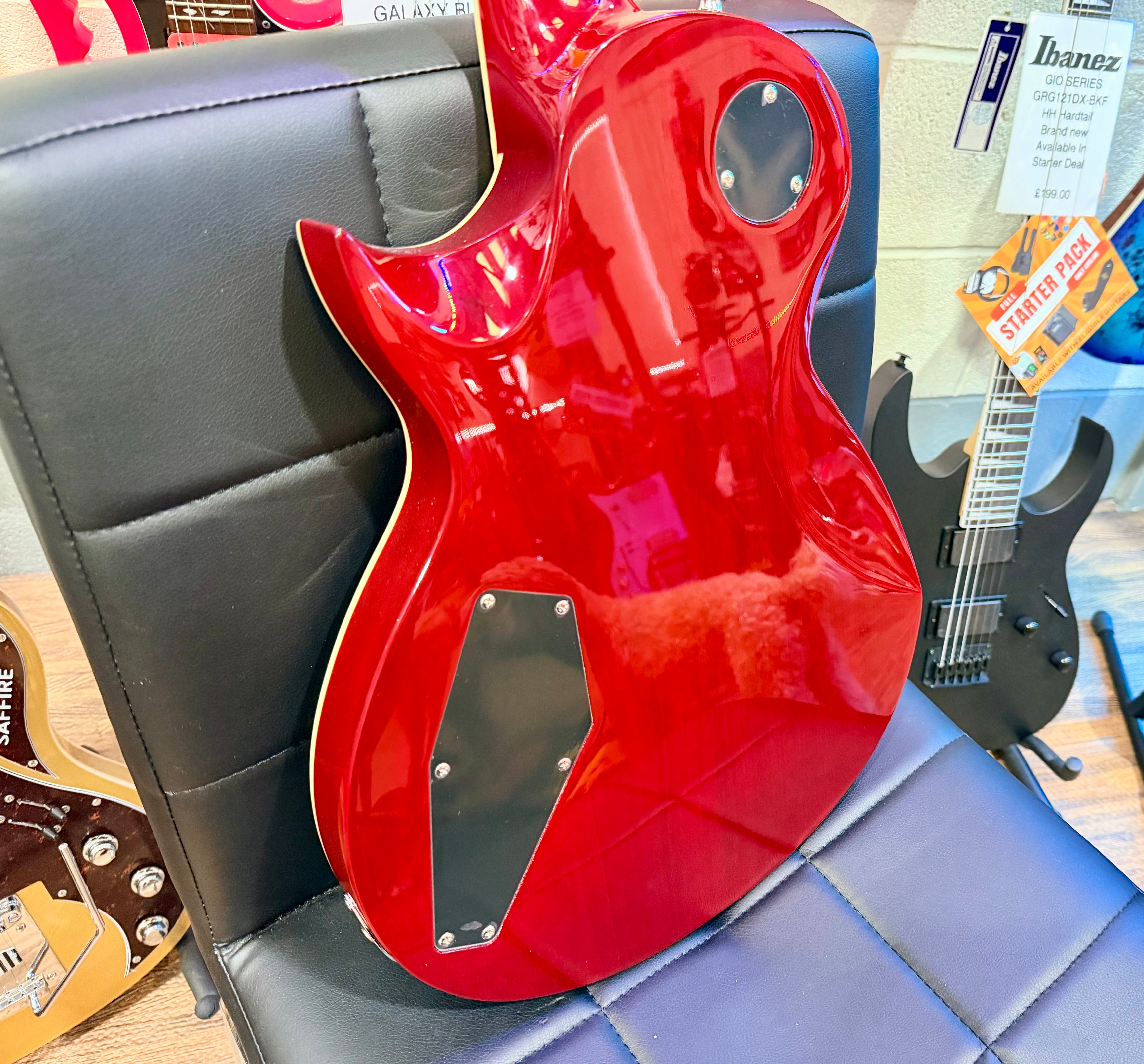 ☀️ Harley Benton SC Custom Line Singlecut Les Paul Electric Guitar~ Sunburst ☀️