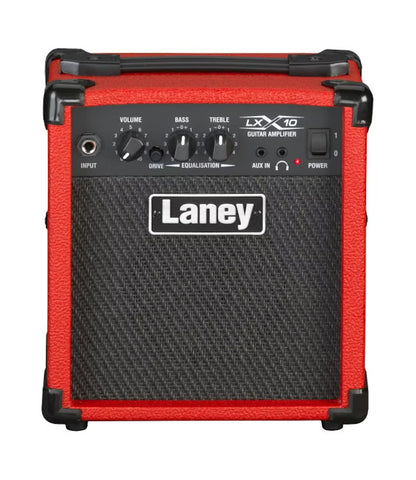 🔥NEW🔥Laney LX Series LX10~ Guitar Combo Practice Amp 10w~ Red