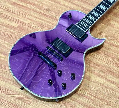 🔥2021🔥 Jackson Pro Series Marty Friedman MF-1 Purple Cracked Mirror Signature!