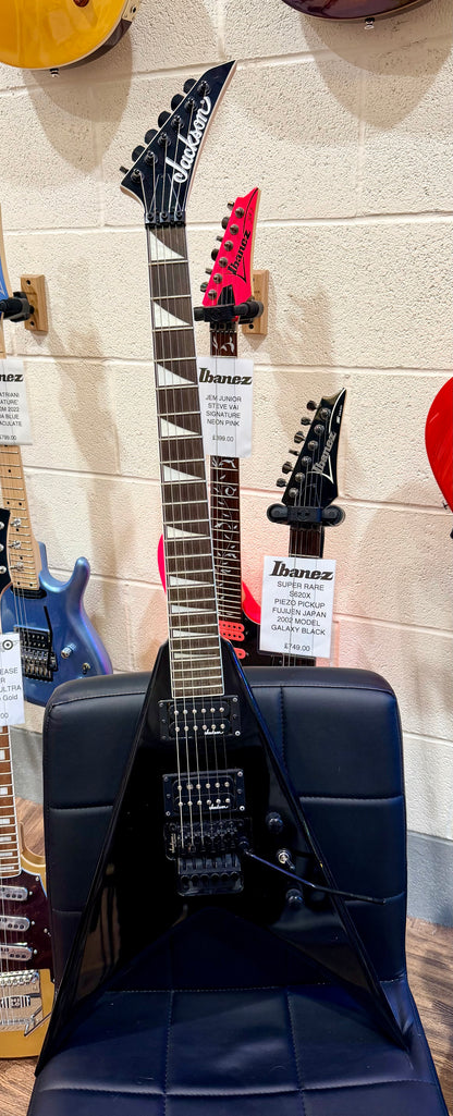 🔥2020🔥 Jackson JS Series King V JS32~ Gloss Black Flying V~ Floyd Rose!