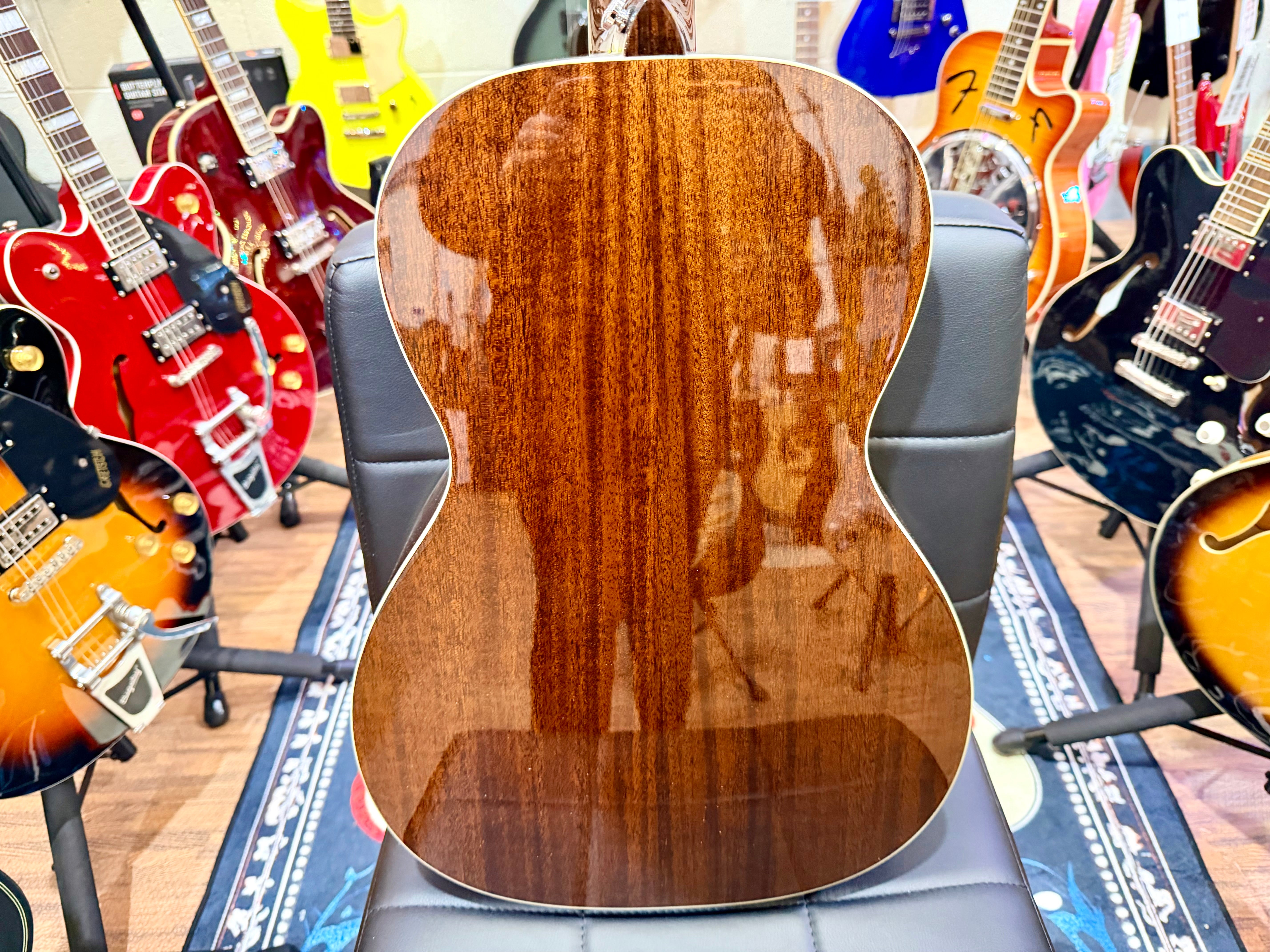 🌟MINT🌟 Rathbone R6M Solid Mahogany Top~ No 6 Series Acoustic Parlour Guitar!