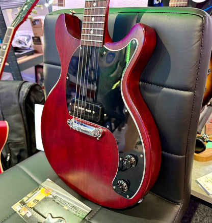 🌟2019🌟 Gibson Les Paul Junior Tribute DC Worn Cherry~ Double Cut~ Dog Ear P90!