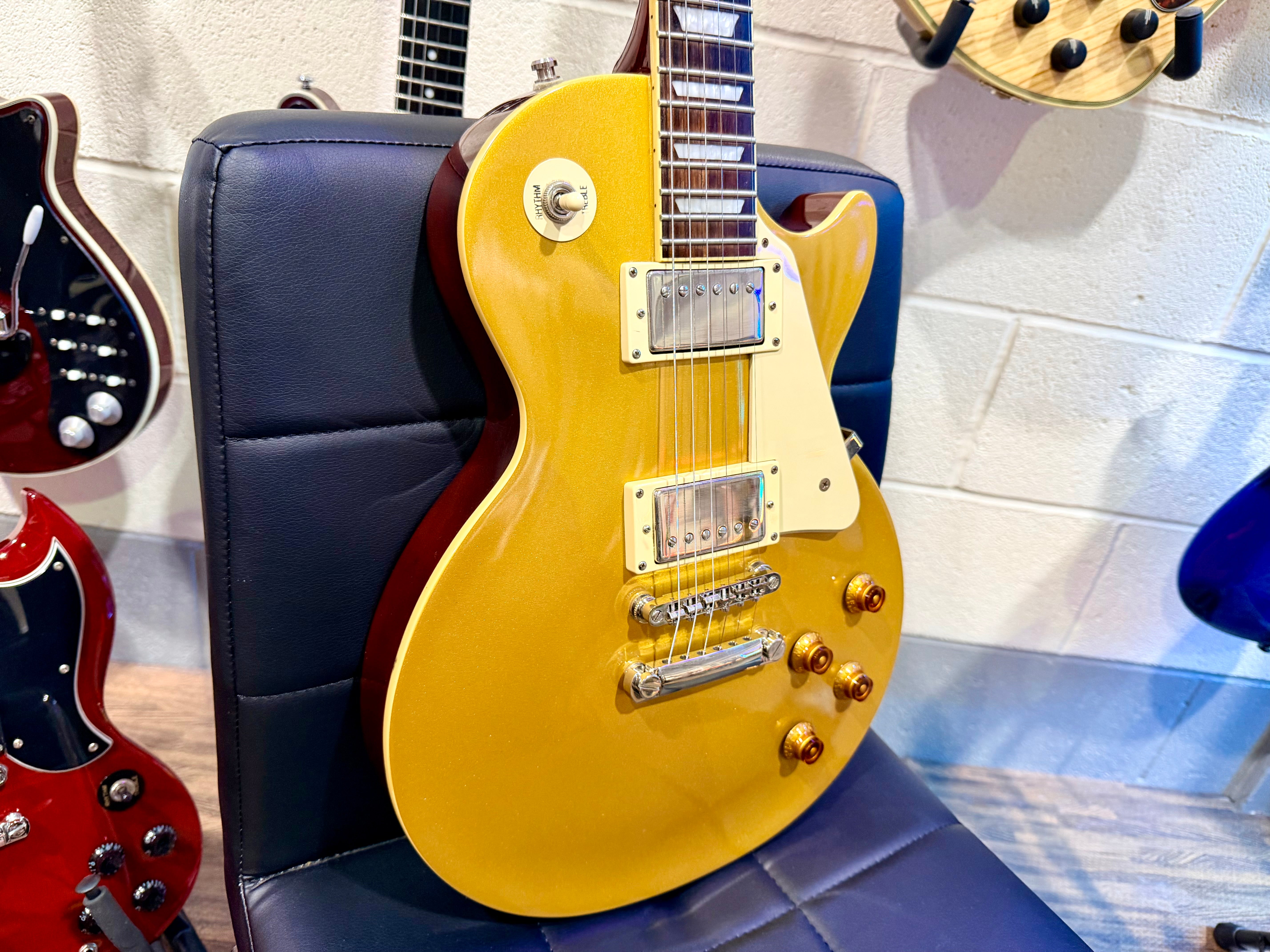 🌟2015🌟 Epiphone Les Paul Standard Gold Top~ Electric Guitar~ Lovely Condition!