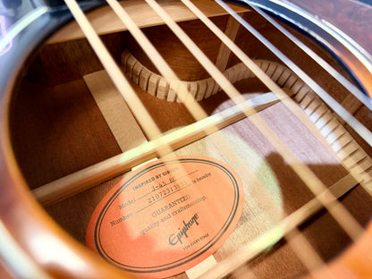 Epiphone Inspired by Gibson J-45 Cutaway Electro-Acoustic~ Hiscox Case~ Sunburst