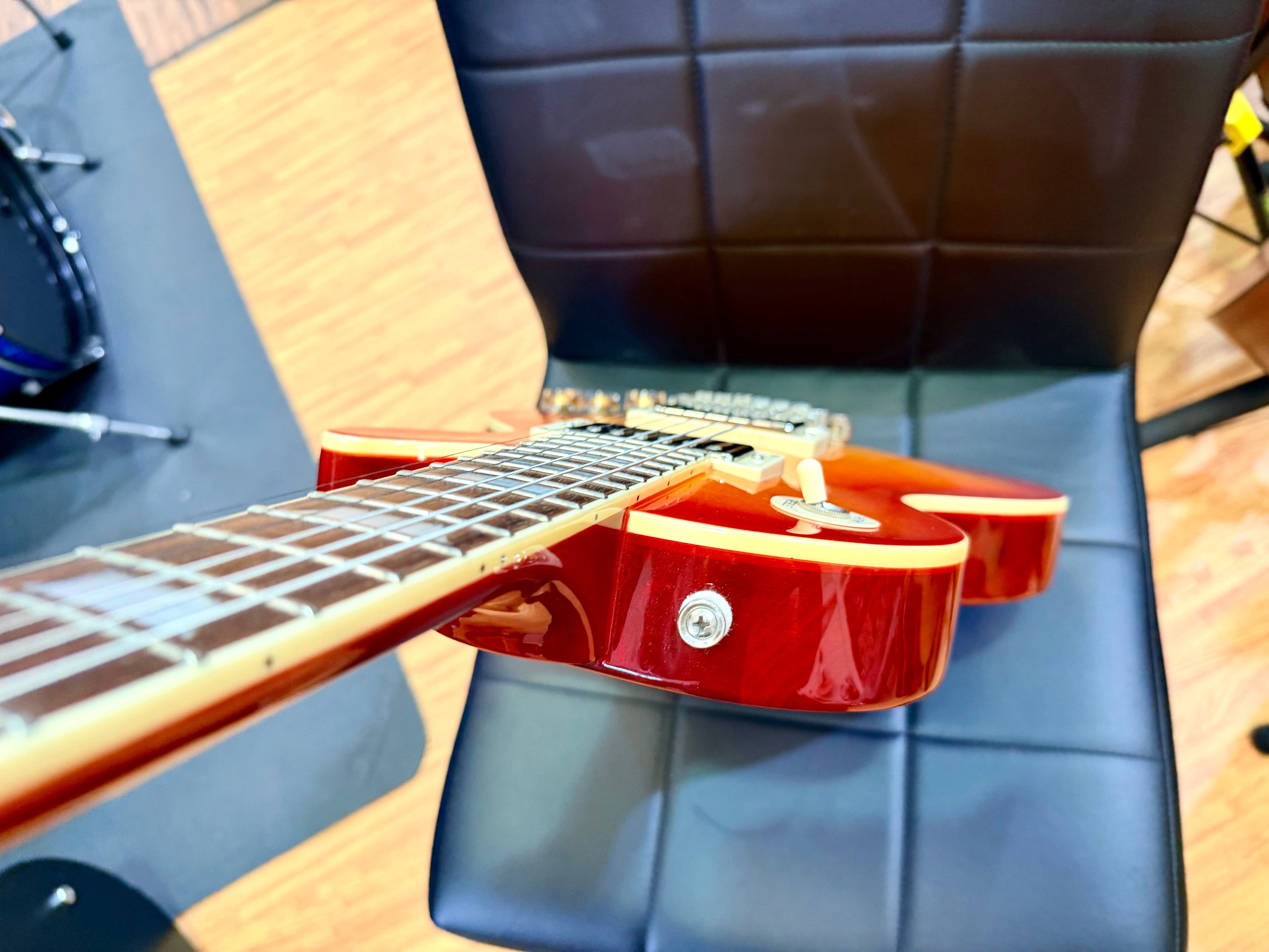 🔥 Epiphone Les Paul 1960 Tribute Plus~ Cherry Sunburst~ Gibson USA Pickups! 🔥