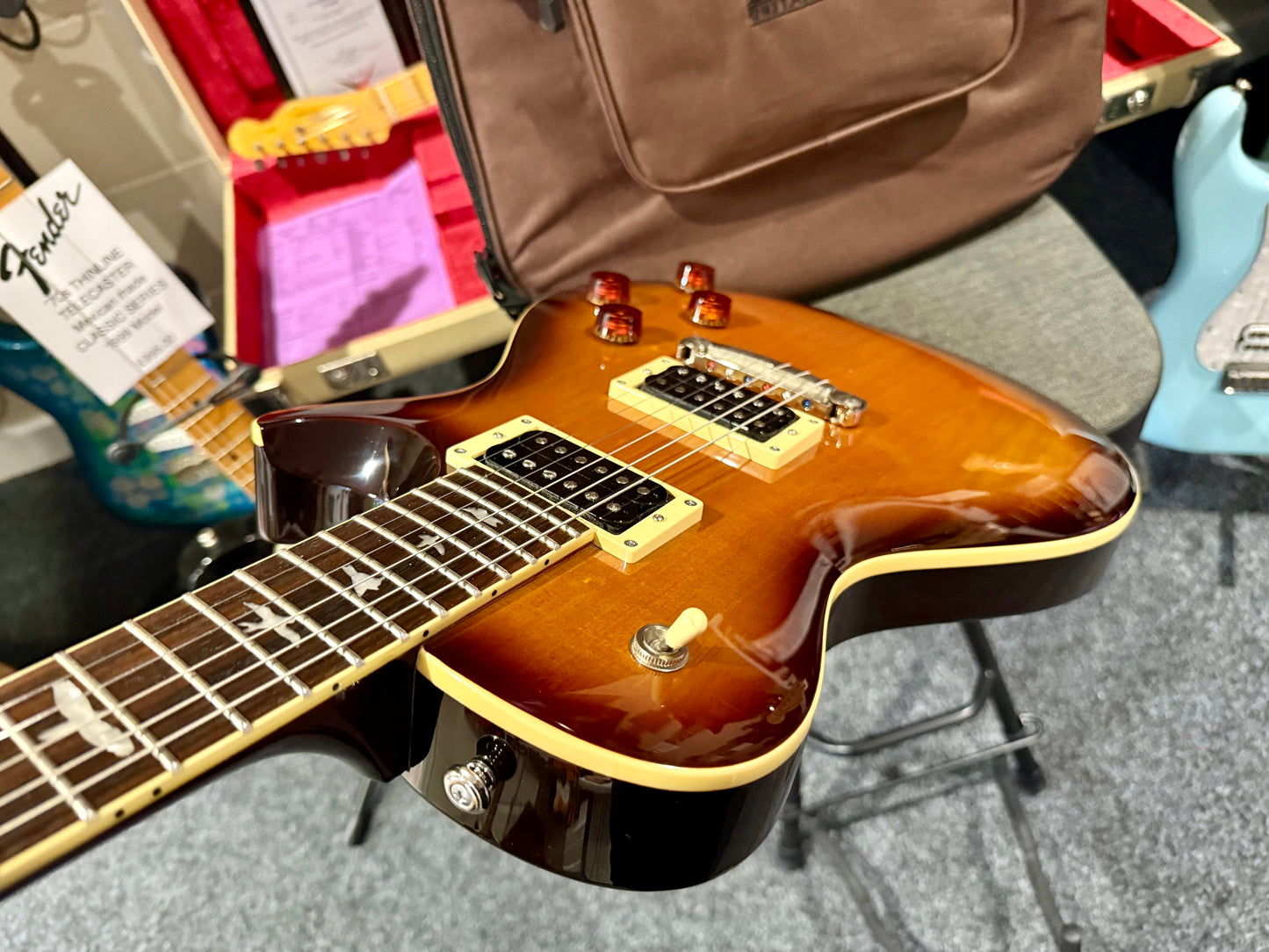🌟2015 KOREA🌟 PRS SE 245 Single cut Electric Guitar~ Vintage Sunburst + Gig Bag