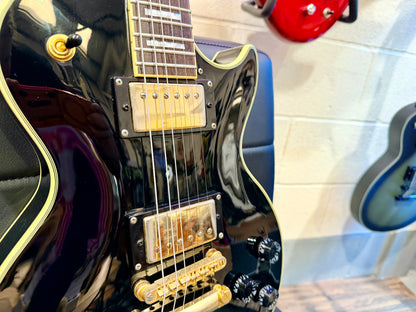 🔥RARE🔥 Epiphone Les Paul Custom 50th Anniversary Ebony/Gold~ 2002 Ltd Edition!