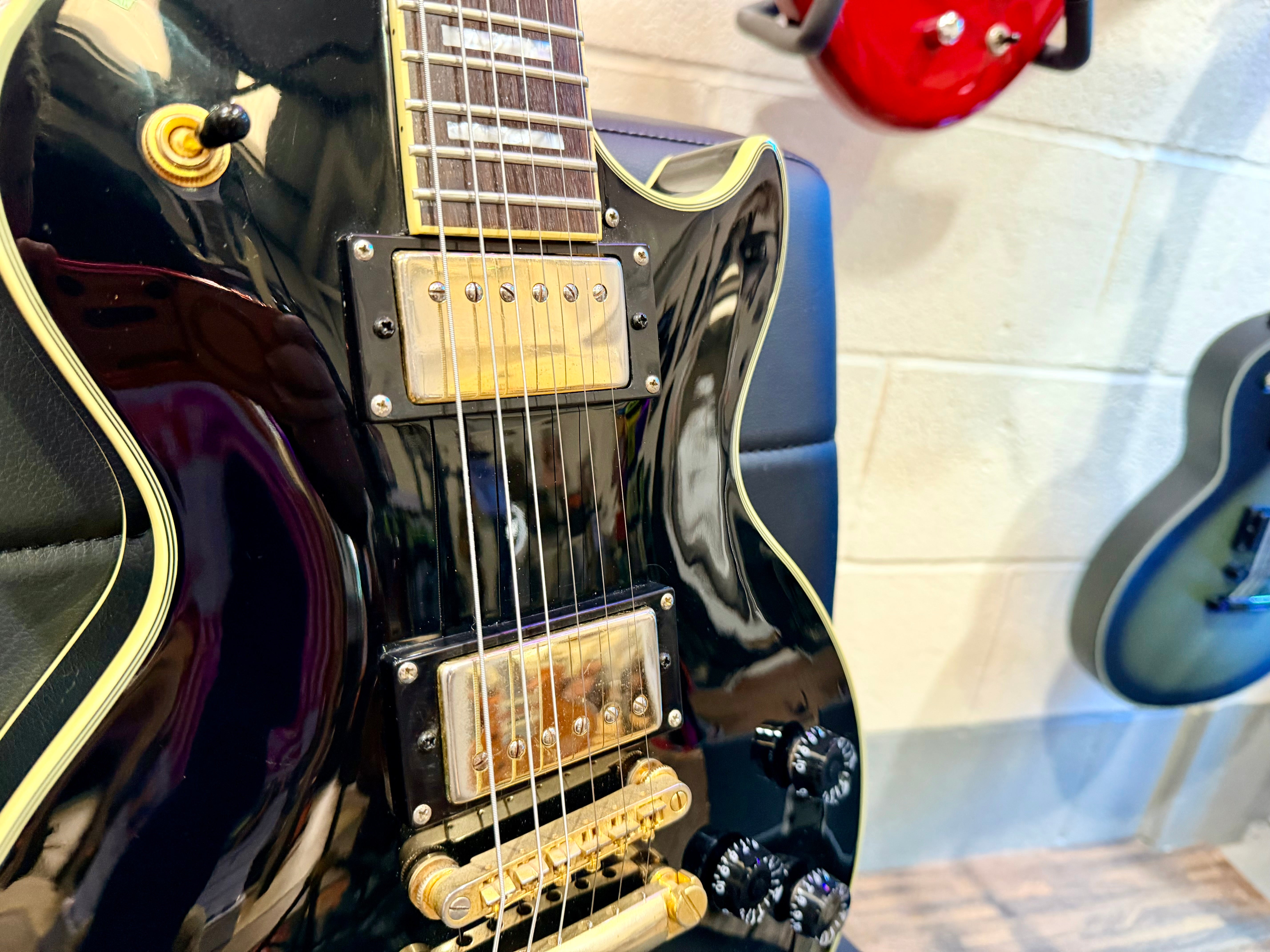 🔥RARE🔥 Epiphone Les Paul Custom 50th Anniversary Ebony/Gold~ 2002 Ltd Edition!