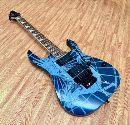 🔥RARE🔥 Ibanez RG09LTD Pegasus Royal Blue~ 2009 Limited Edition~ Glow In The Dark!