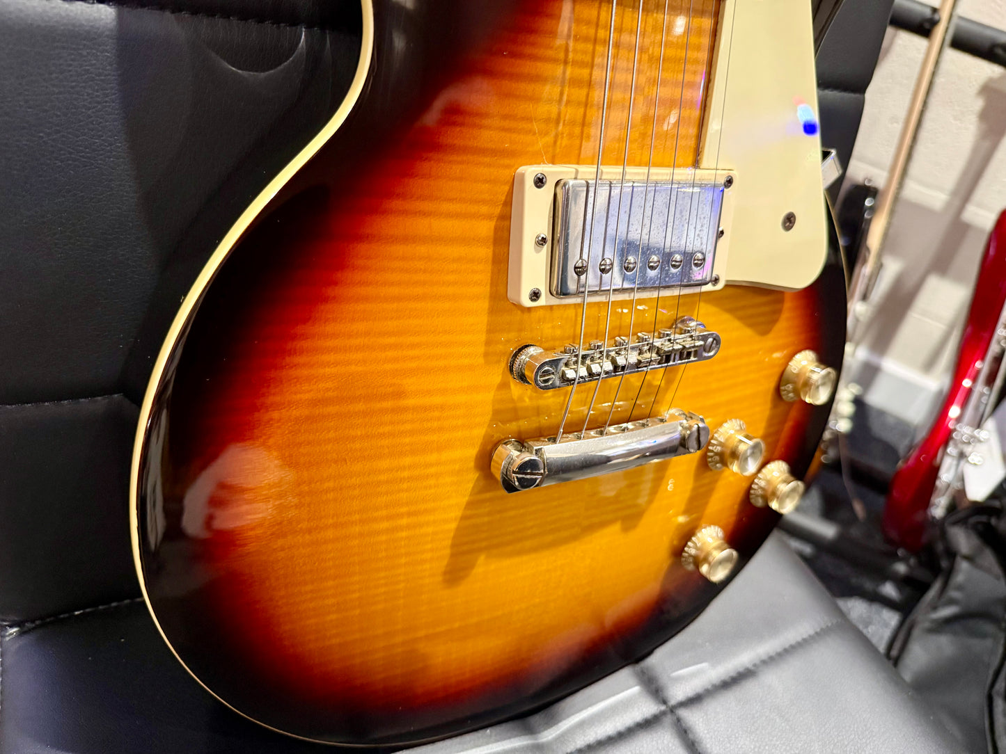 🌟 2016 Epiphone Les Paul Standard Plus Top Pro~ Vintage Sunburst~ 🌟