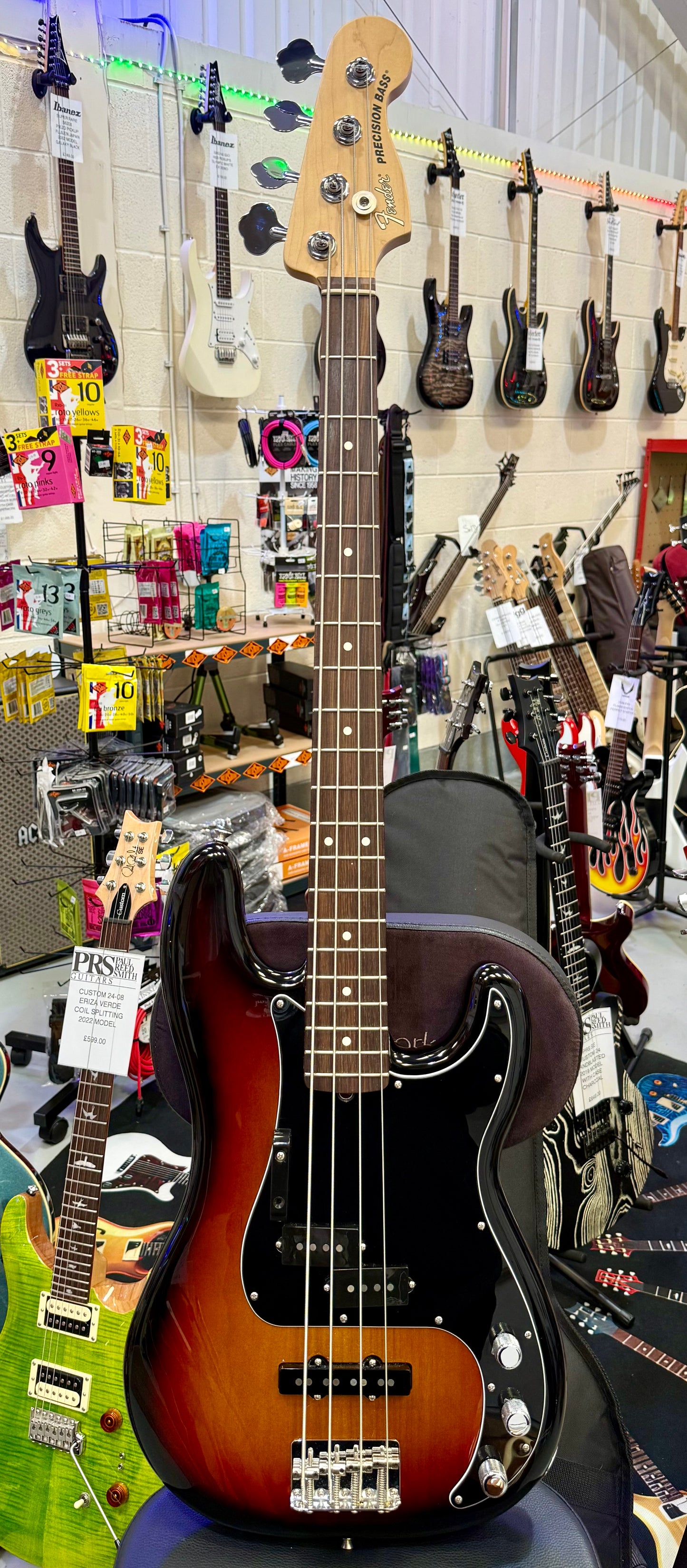 🌟2024 USA🌟 Fender American Performer Precision P Bass~ 3-Colour Sunburst~ MINT