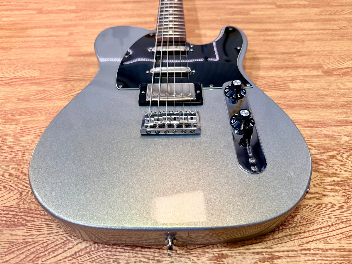 🔥2012🔥 Fender Blacktop Telecaster Baritone~ Ghost Silver HSS~ Mexican MIM Tele