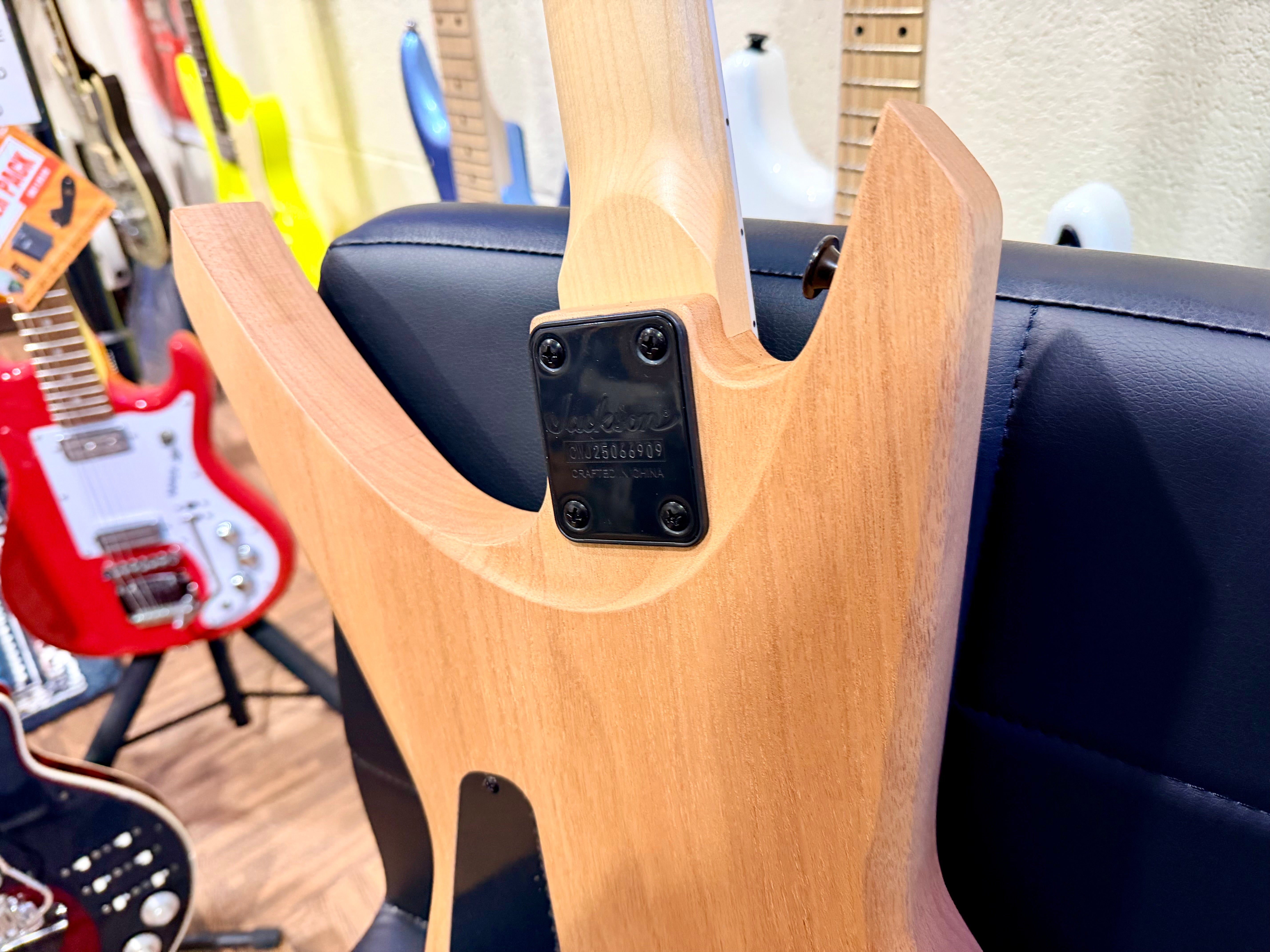 🔥EX-DEMO 2025🔥 Jackson JS Series Warrior JS32T~ Natural Oil Electric Guitar!