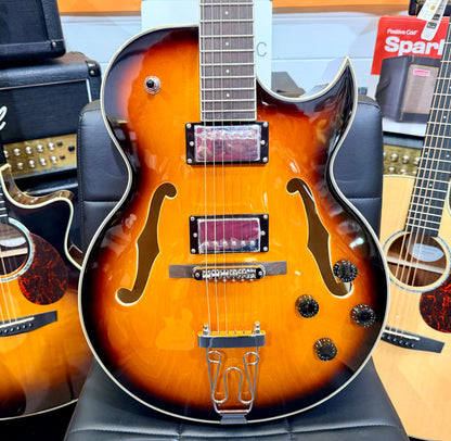 ☀️NEW☀️ Eko Tribute Jazz Semi-Acoustic Hollow Body Guitar Sunburst~ ‘ES-175’