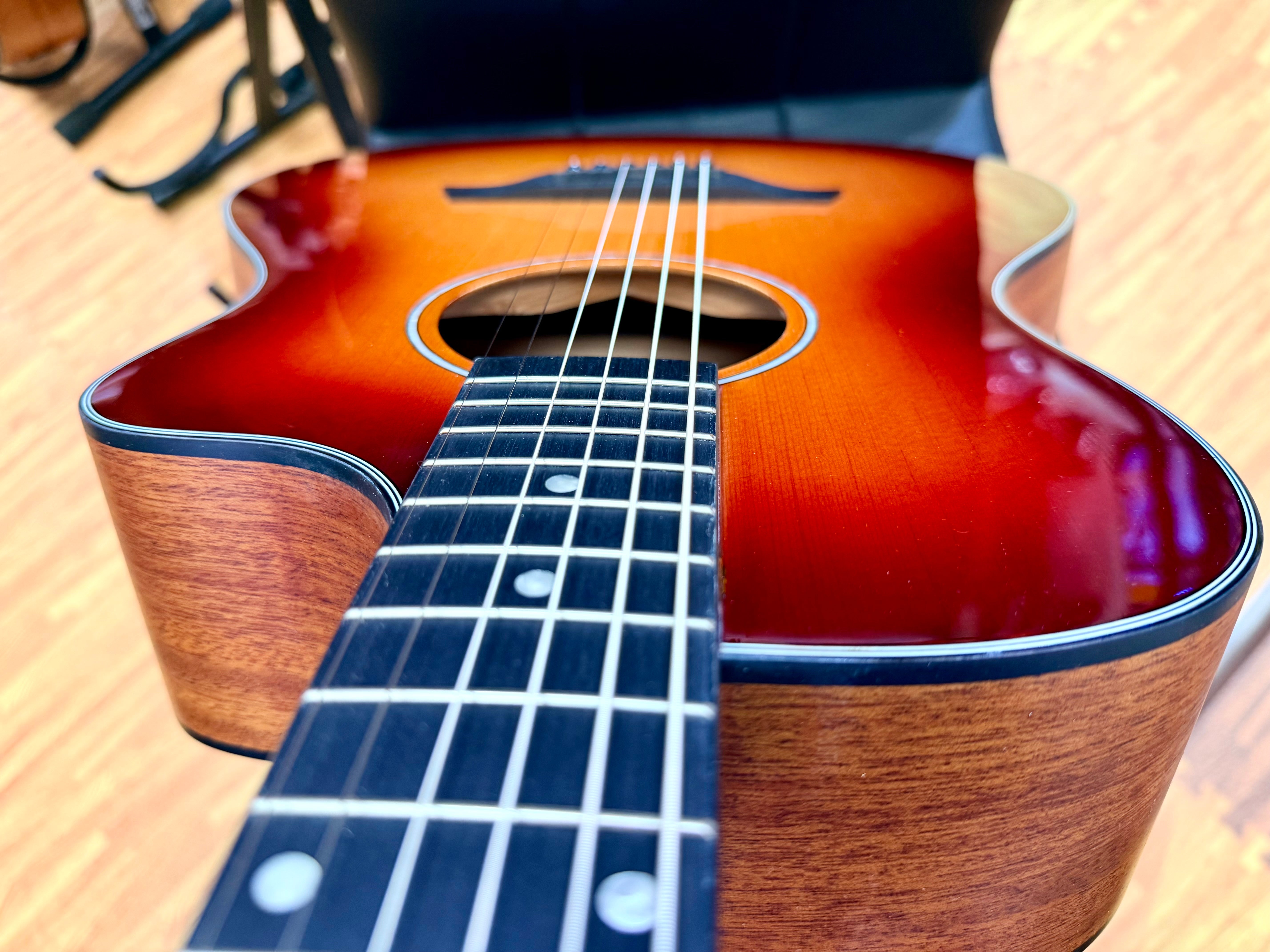 ✨NEW✨ Vintage Pacific Coast VEC300CB Electro-Acoustic Guitar~ Cherry Burst!
