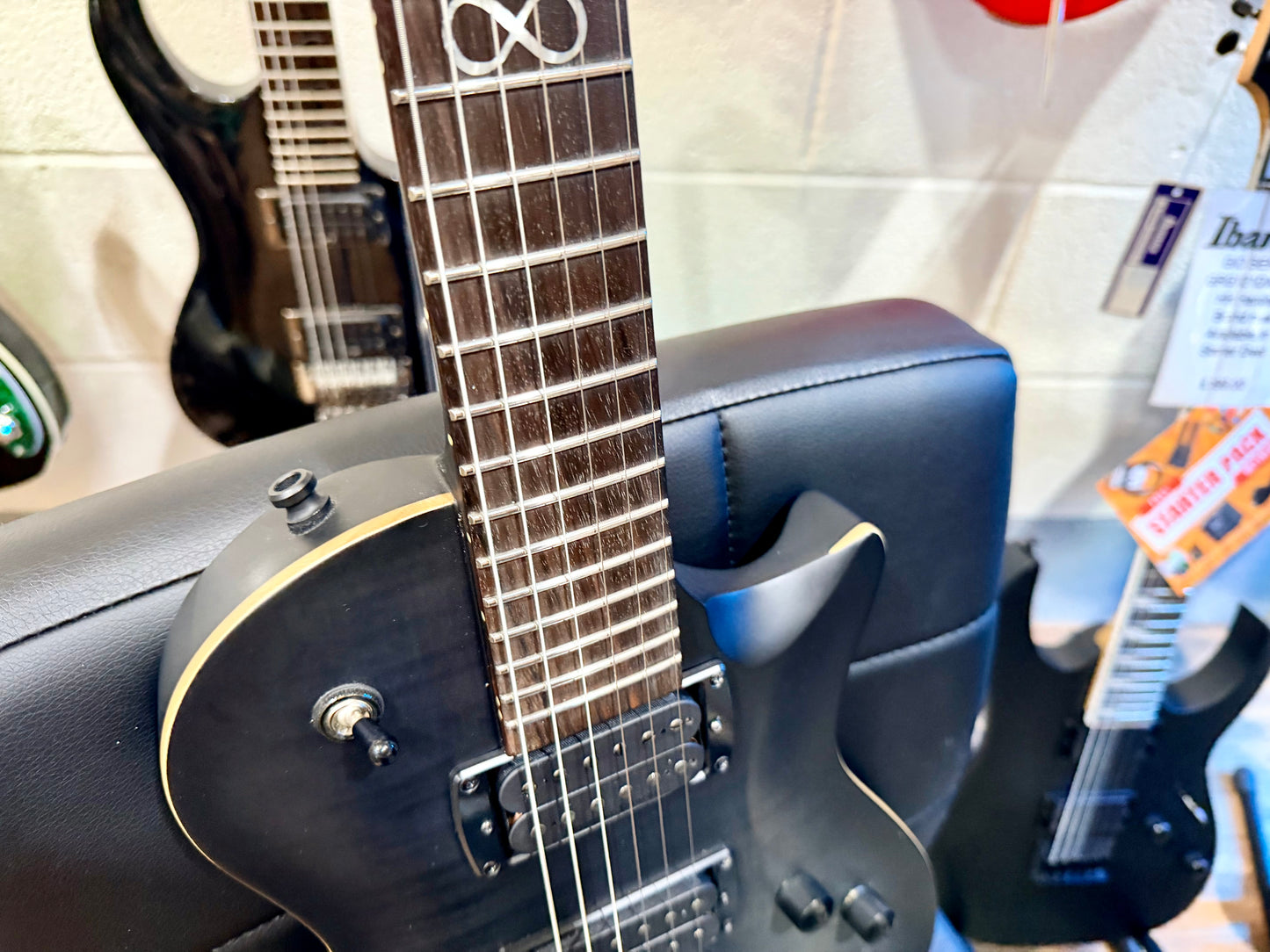 🔥2021🔥 Chapman ML-2 Pro Modern~ River Styx Black Satin~ Hipshot Tuners!