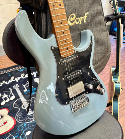 🌟 LAUNCH OFFER 🌟 Cort G250 SE Ocean Blue Grey~ Super Strat~ FREE GIG BAG~ NEW!
