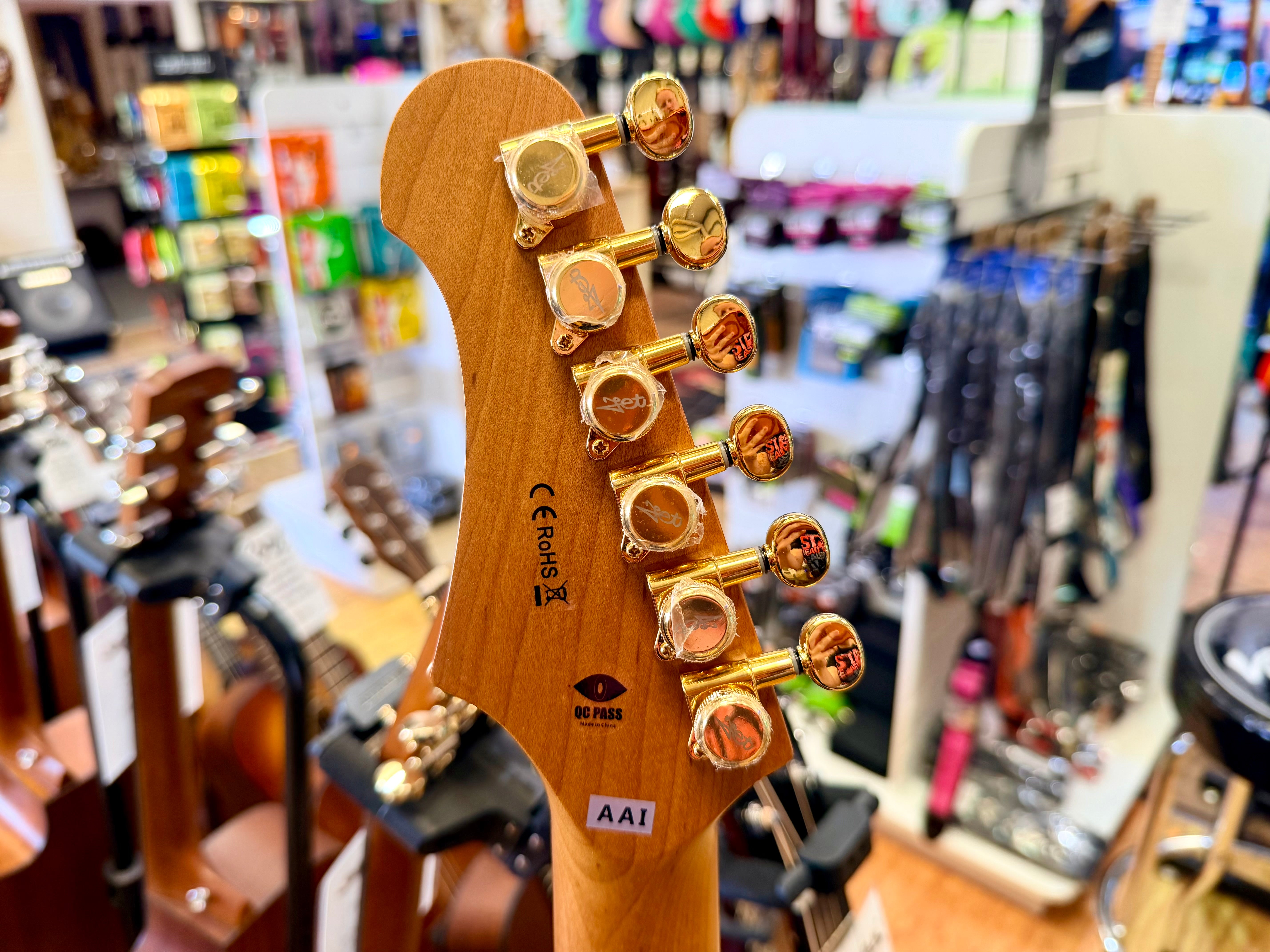 ⚡️NEW⚡️ JET JT-600 Tobacco Burst Electric Guitar~ Richie Kotzen~ Flamed Maple!
