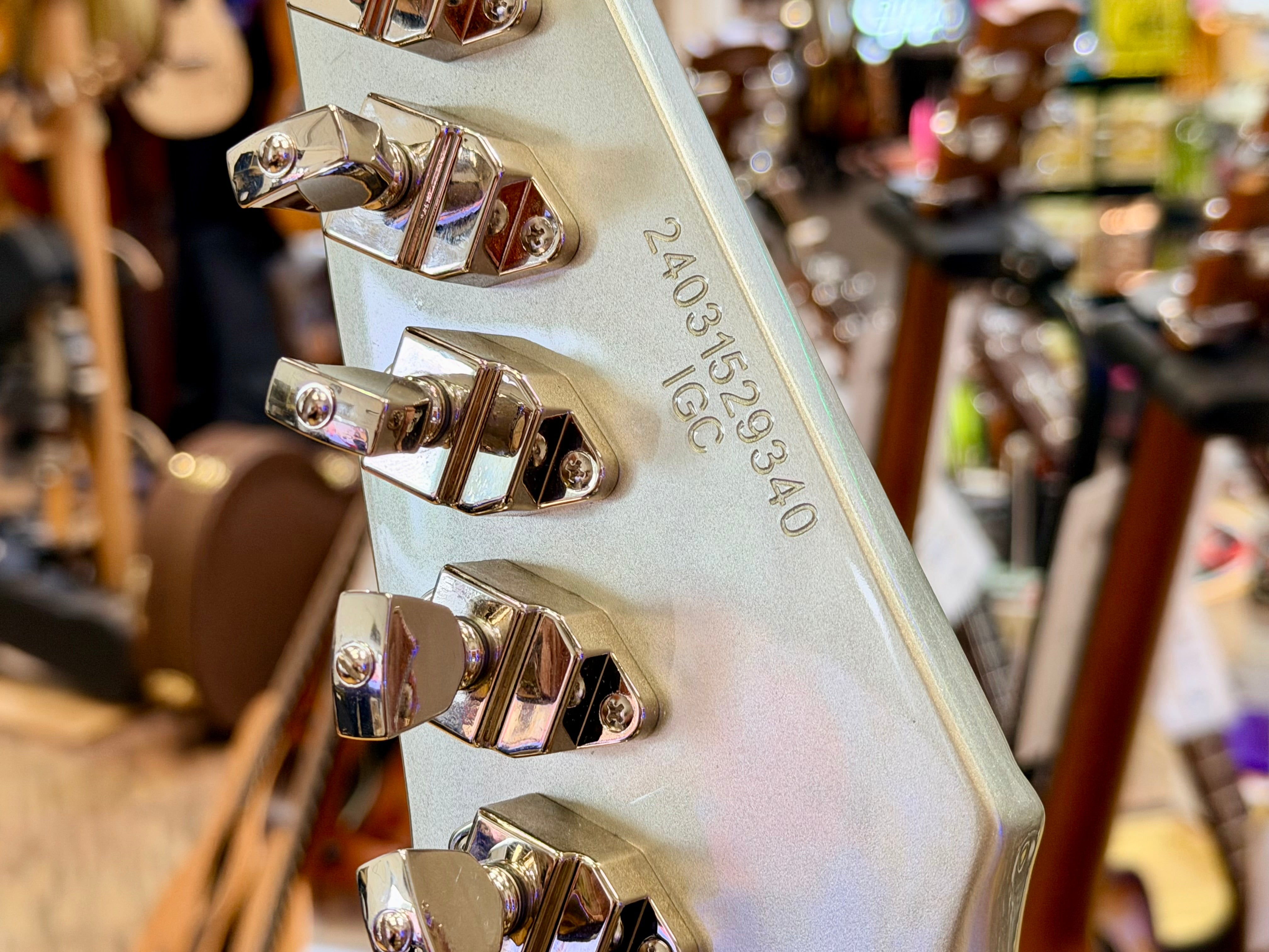 ✨2024✨ Epiphone Inspired By Gibson Custom 1963 Firebird I Silver Mist~ Maestro