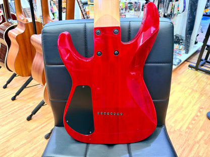 🔥 8- String 🔥 Jackson JS32-8Q Dinky Electric Guitar~ Transparent Red~ Quilted!