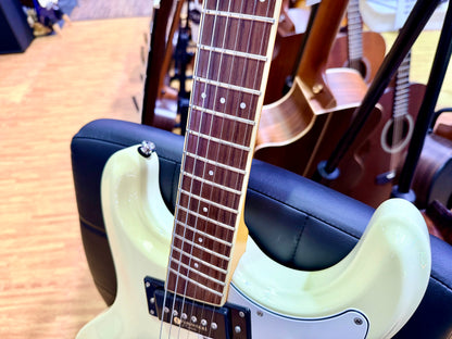 ✨MINT✨ Eastwood Sidejack Pro DLX~ Vintage White 2017 Electric Guitar Mosrite!