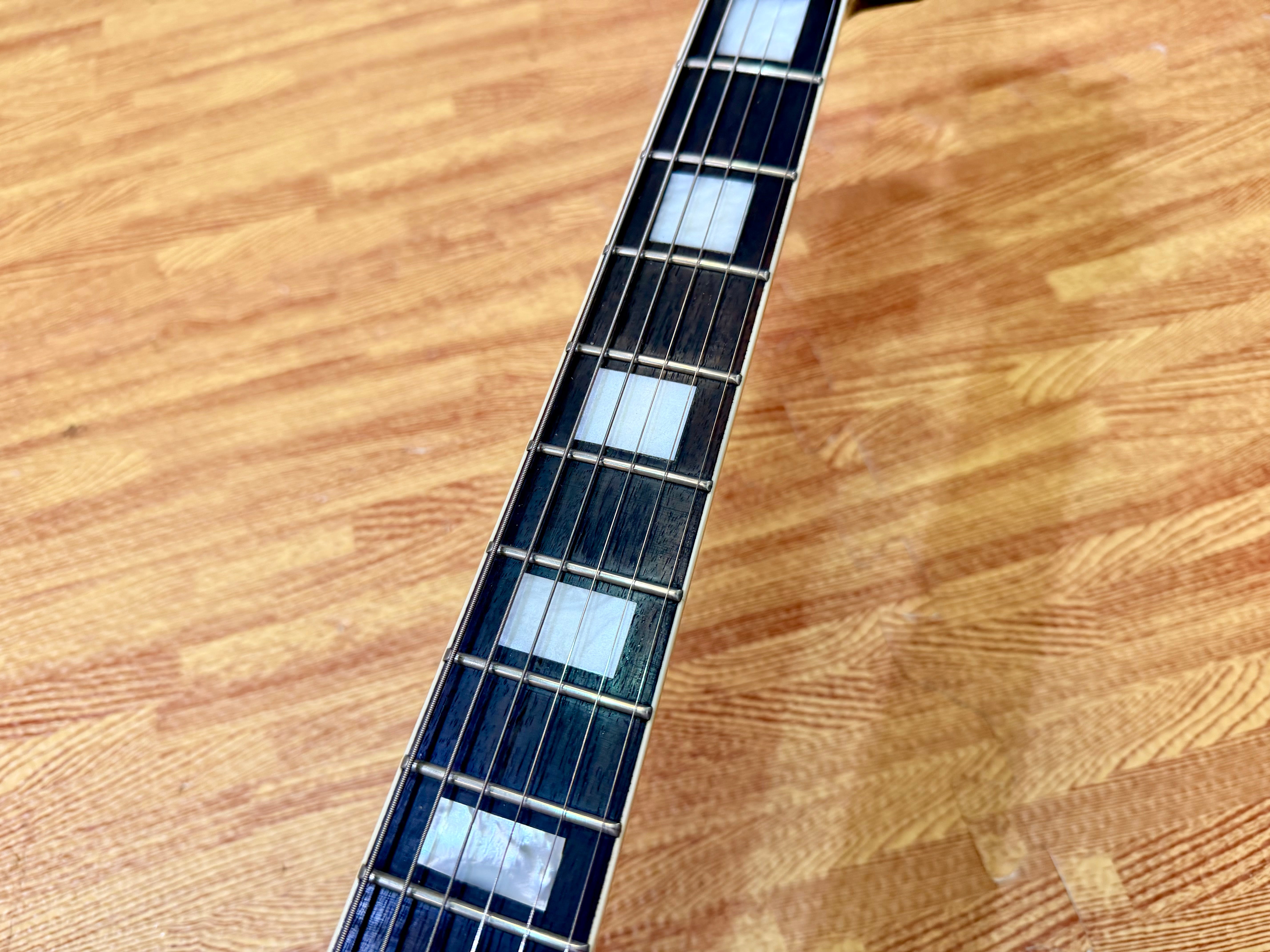 🔥RARE 1989🔥 Epiphone Les Paul Custom MIK First Year~ Open Book~ Korea~ Black!