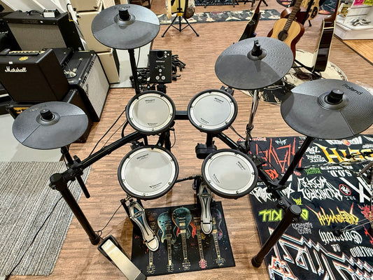 🥁 Roland TD-1DMK V-Drums Electronic Drum Kit~ With Mapex Double Bass Pedal !🥁