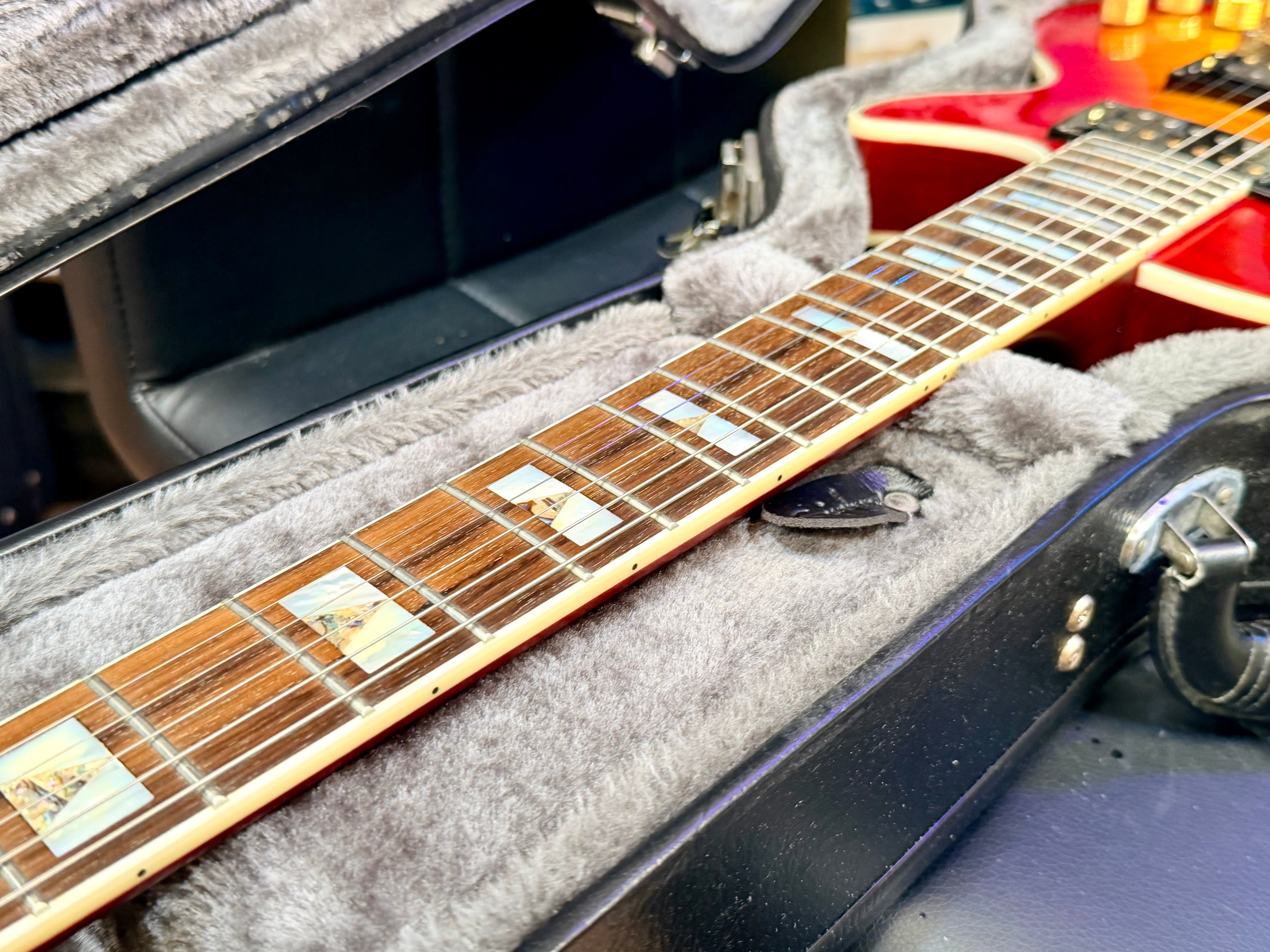 🔥GIBSON PICKUPS🔥 Epiphone Prophecy Les Paul Custom Plus GX~ Cherry Sunburst!