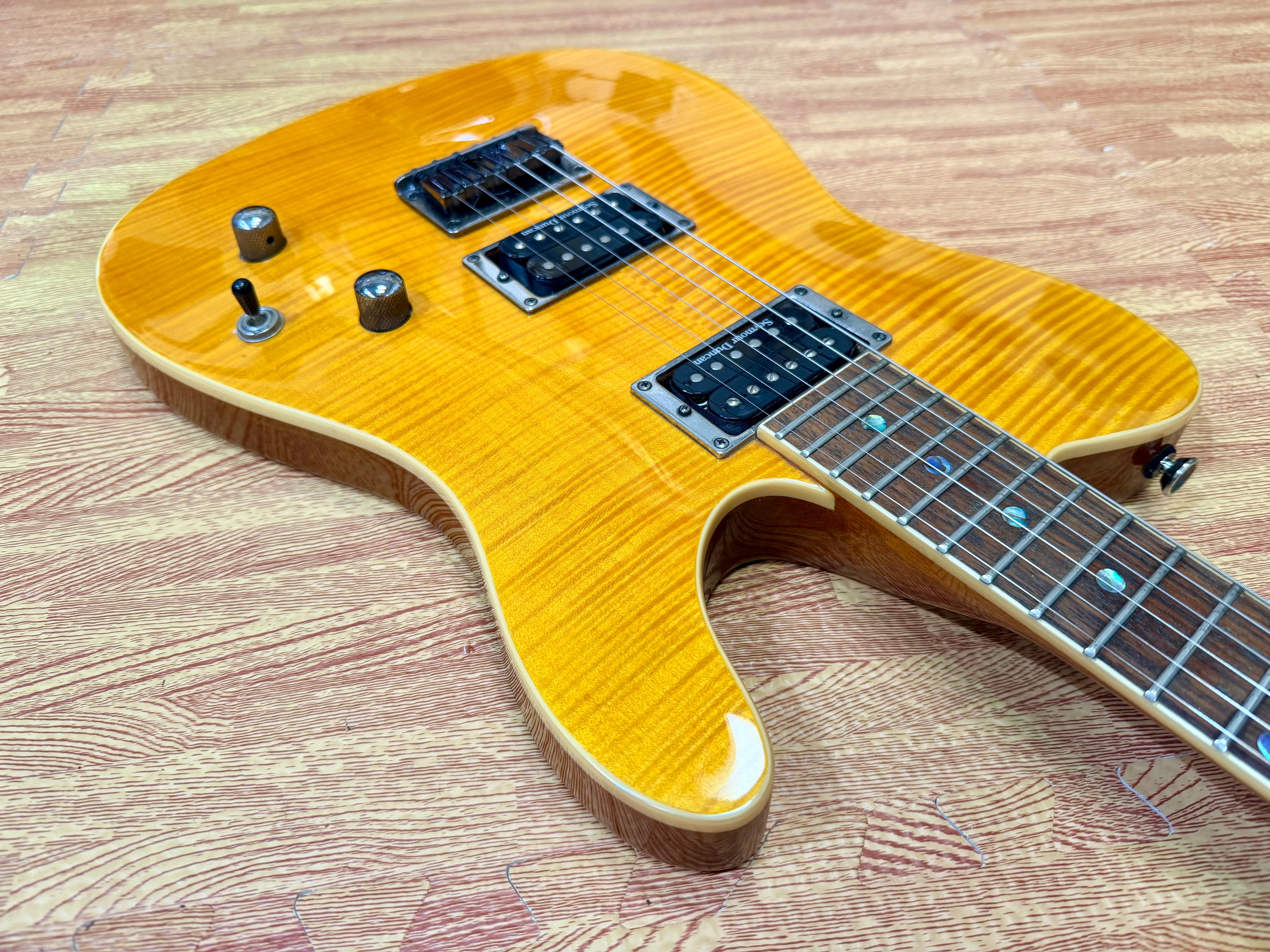 ✨2008 KOREA✨ Fender Special Edition Custom FMT Telecaster HH~ Amber~ SD Pickups