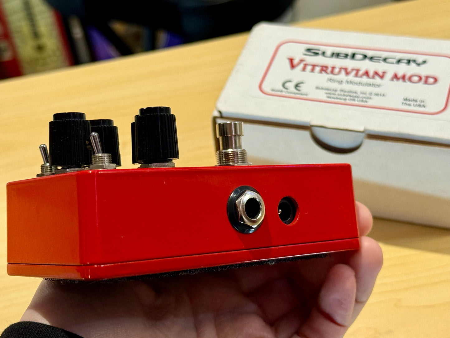🎸RARE🎸 Subdecay Vitruvian Mod Ring Modulator Pedal~ Guitar Effects Unit!