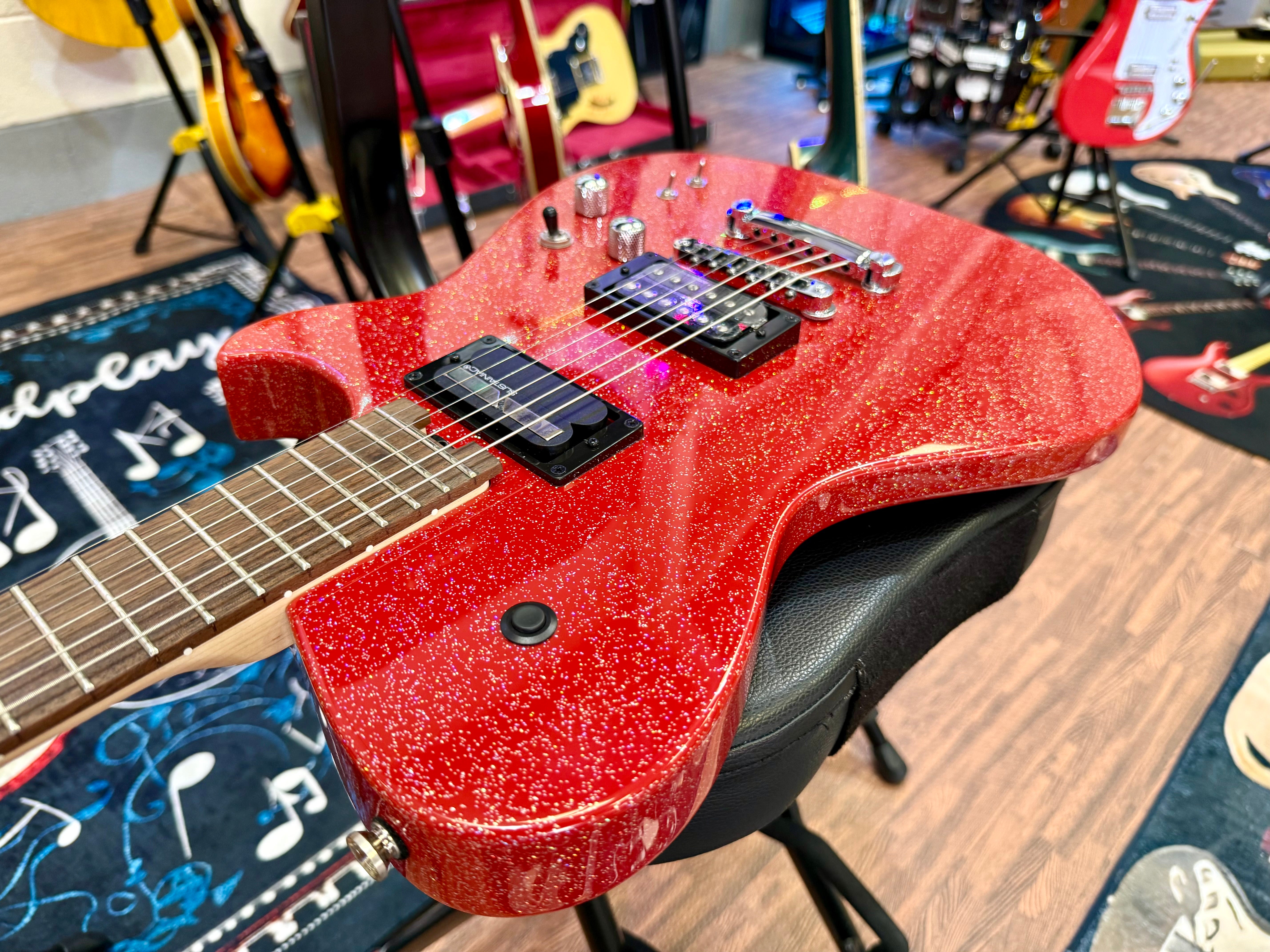 🔥NEW RELEASE🔥 Manson Meta Series Matt Bellamy MBM-2H Sustainiac~ Red Sparkle!
