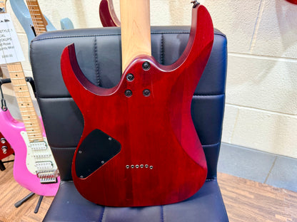 🔥2022🔥 Ibanez RG421PB Caribbean Shoreline Flat~ Wizard III Neck~ Poplar Burl!