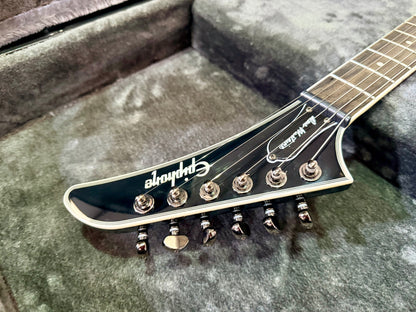 Epiphone Dave Mustaine Flying V Custom Black Metallic~ Seymour Duncan Signature