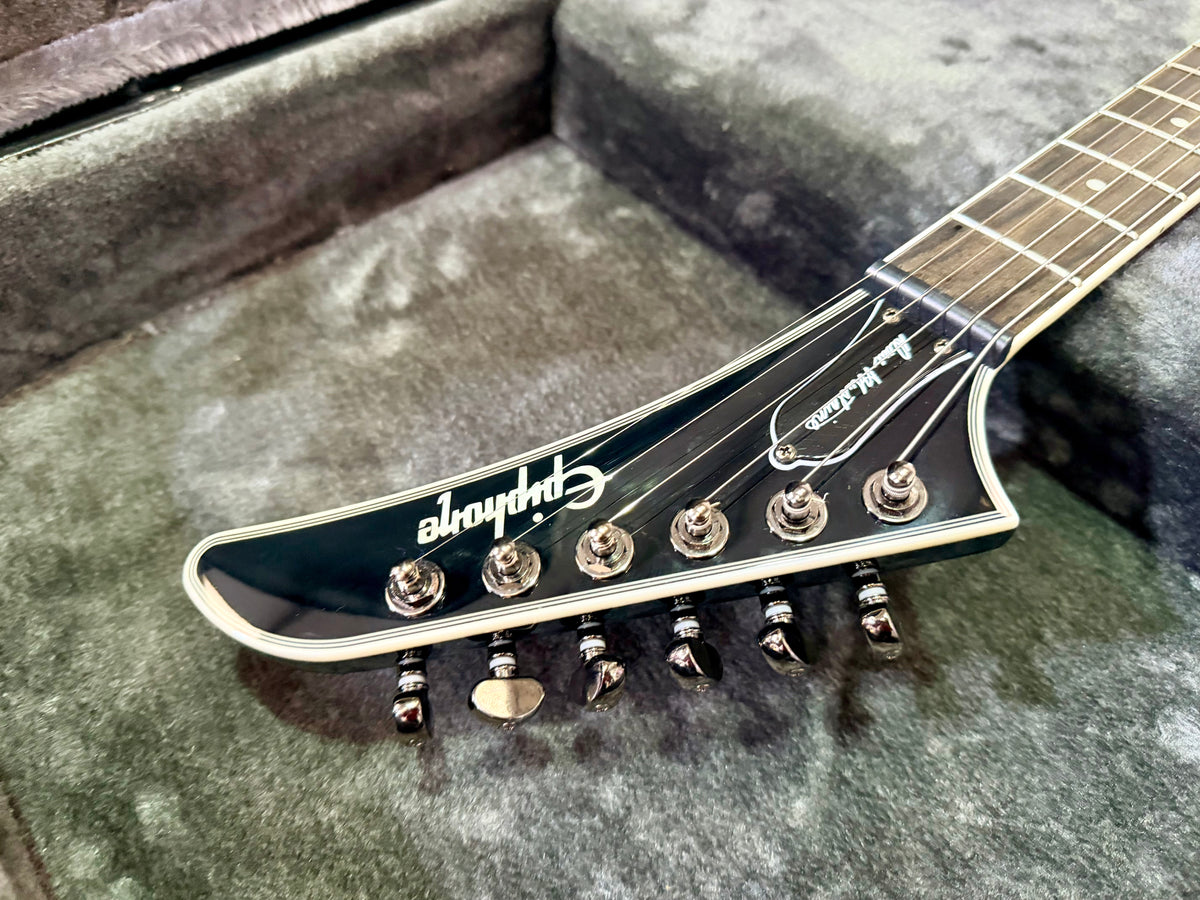Epiphone Dave Mustaine Flying V Custom Black Metallic~ Seymour Duncan Signature