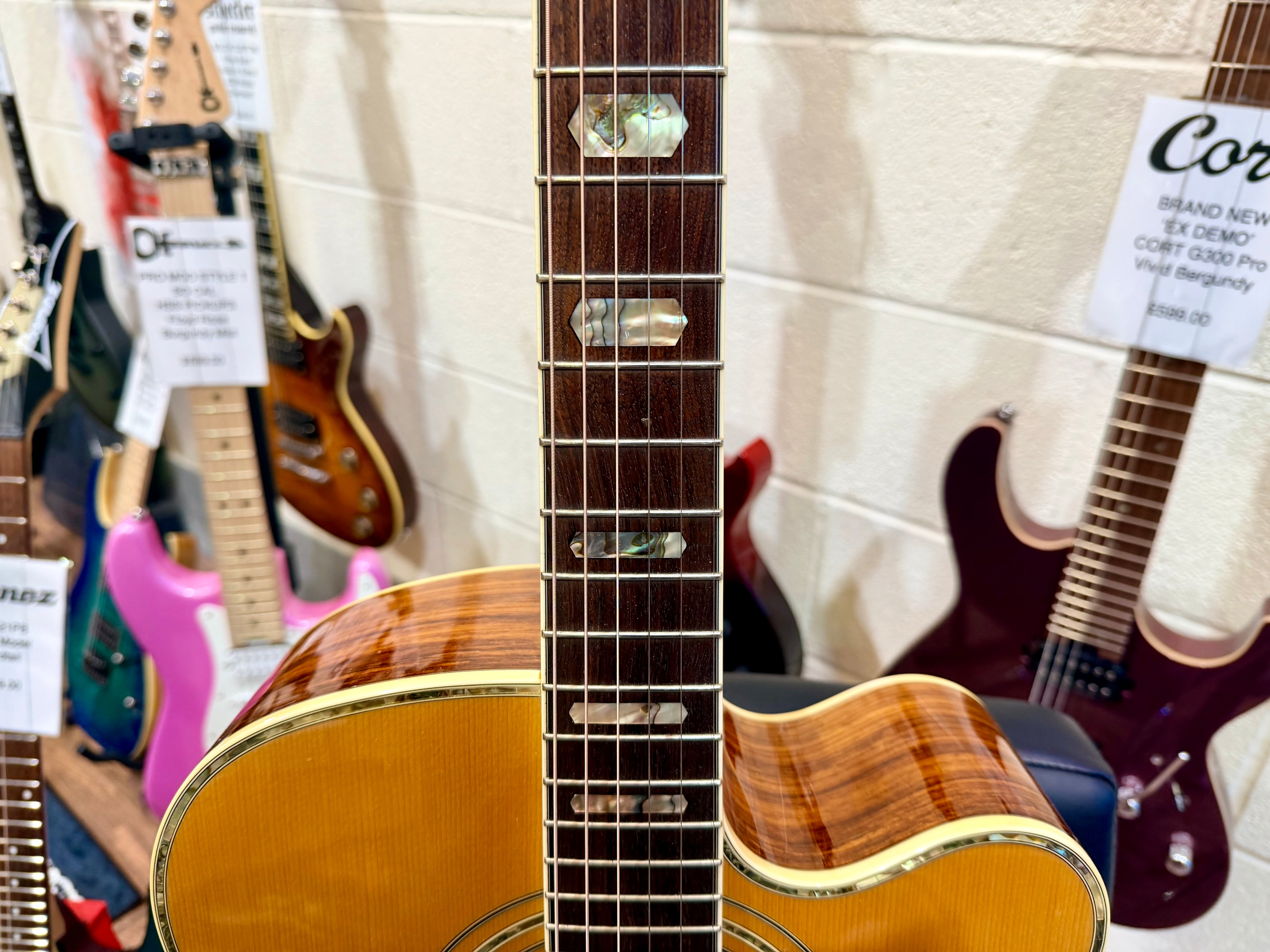 ✨1998 KOREA✨ Tanglewood SJ-10X Electro Acoustic Guitar~ Jumbo Dreadnought~RARE