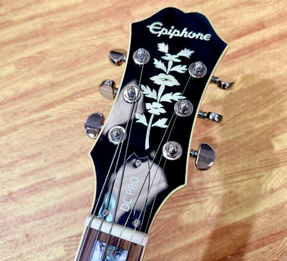 🍒2019🍒 Epiphone DC PRO Black Cherry Electric Guitar~ Ex-Demo~ Mint!