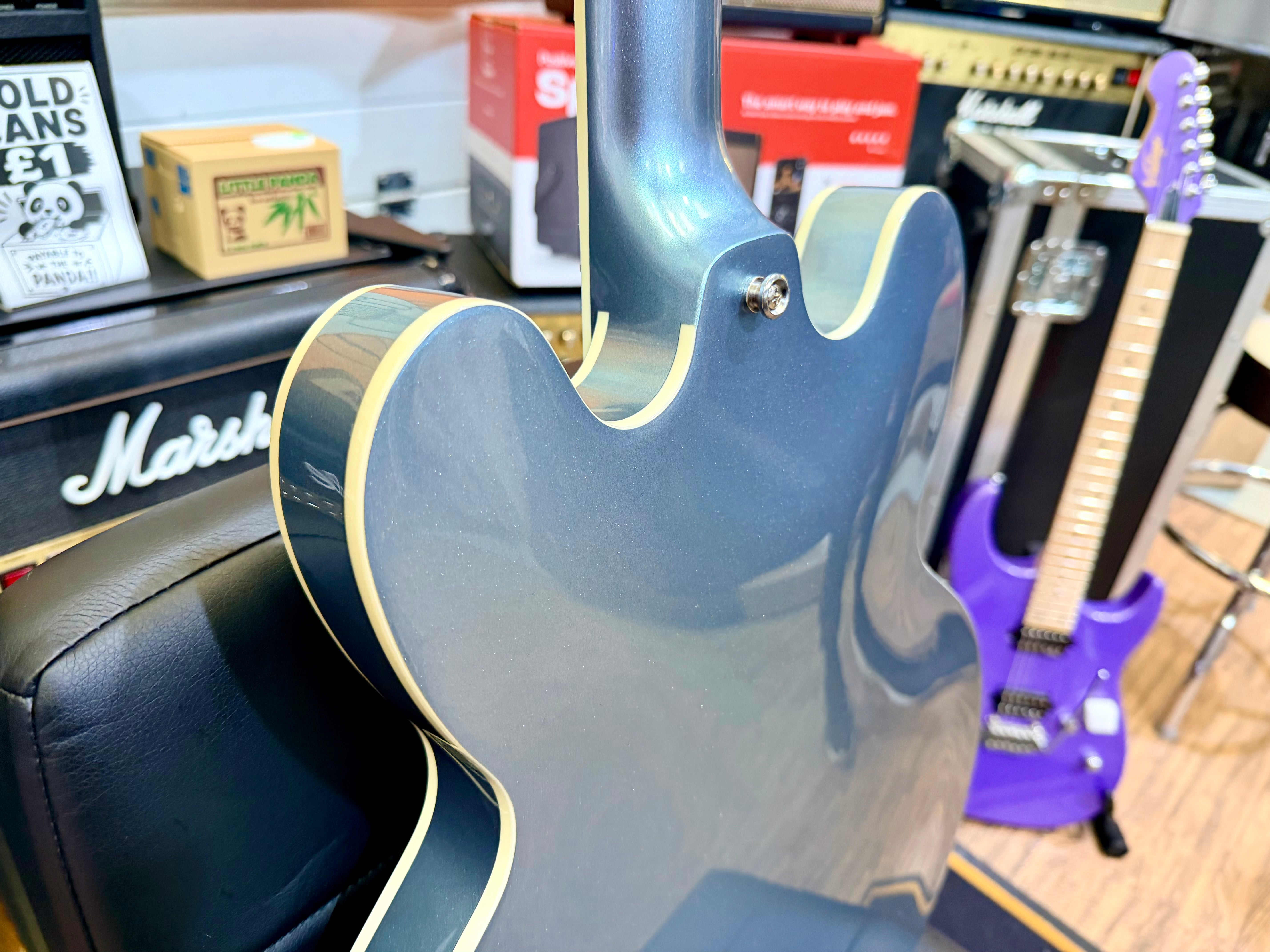 ⚡️2024⚡️ Epiphone Artist Dave Grohl DG-335~ By Gibson Custom~ Pelham Blue!