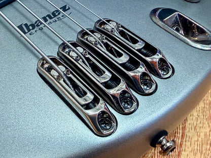 🔥RARE🔥 2001 Ibanez Ergodyne EDA900 Bass~ Korea~ Silver Flat Luthite~ Piezo!