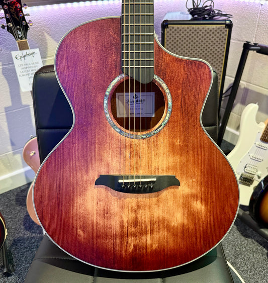 🌟 Ferndale GF2-CE-PLUS Grand Auditorium~Satin Antique Burst Electro Acoustic 🌟