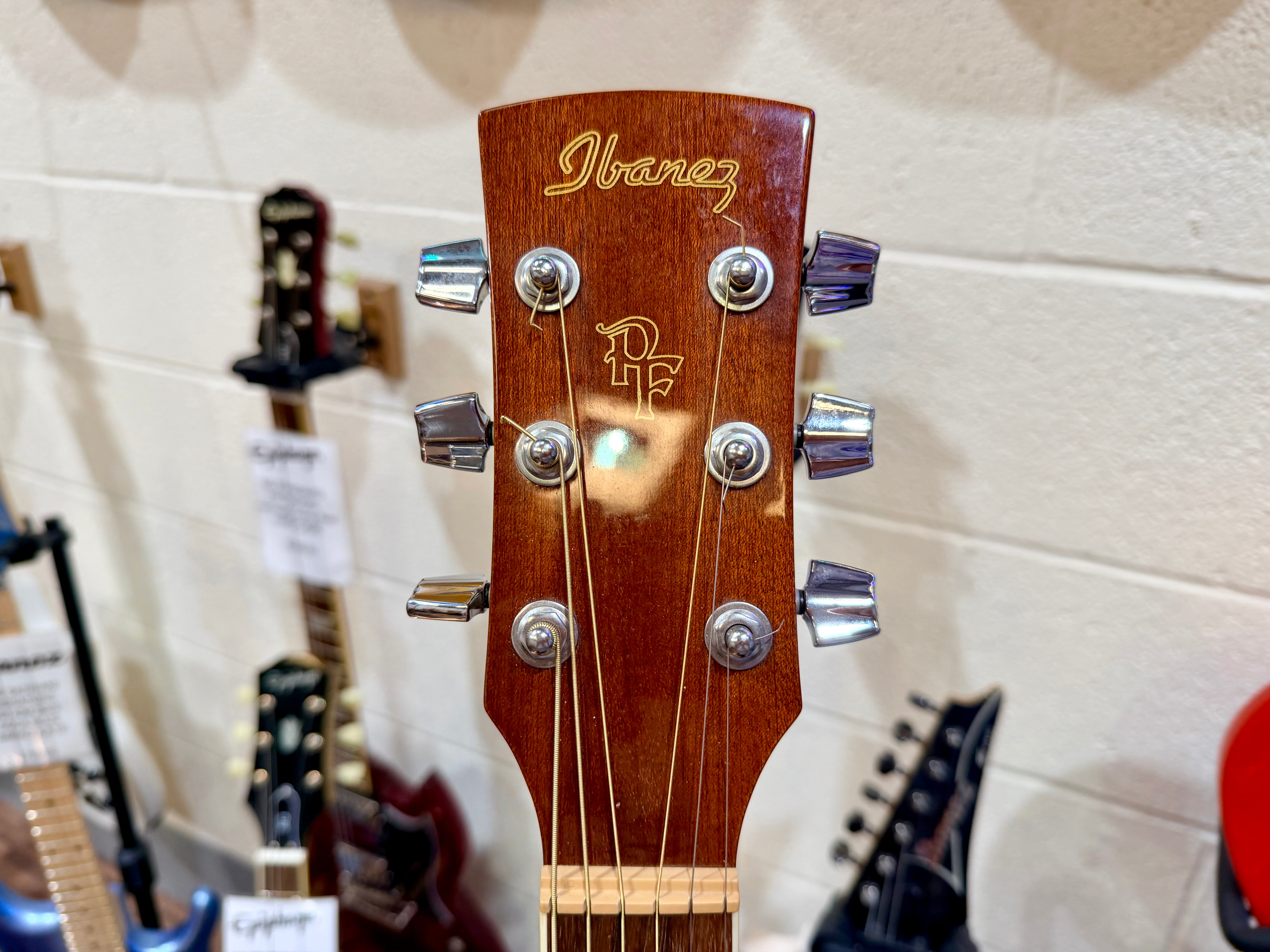 🌟2007🌟 Ibanez PF60SECE Electro-Acoustic Guitar~ Natural High Gloss~Dreadnought