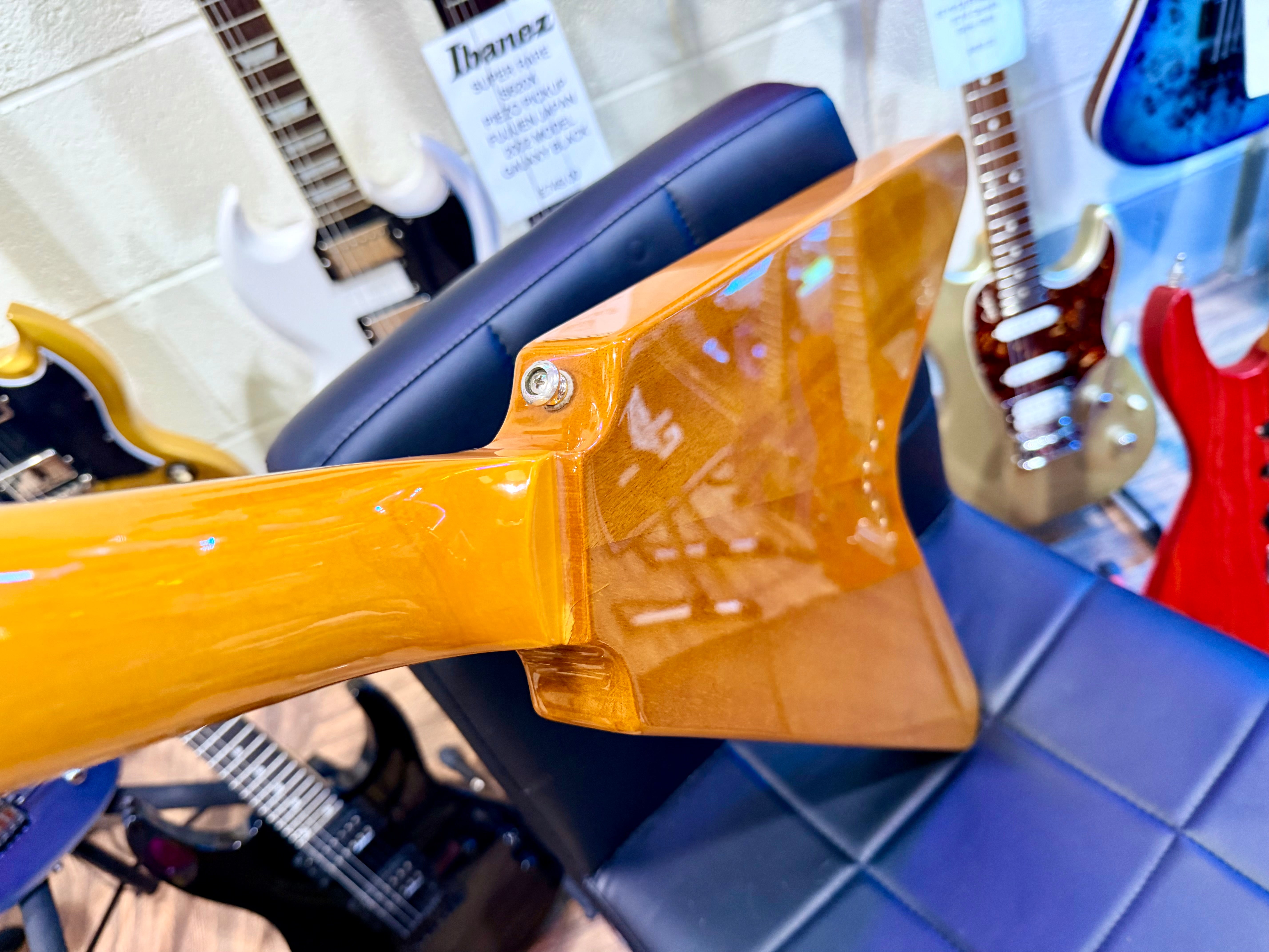 🔥2003 RARE🔥 Epiphone Korina Flying V ’58 Reissue~ Unsung Korea + Flight Case!