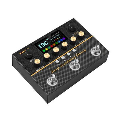 🔥NEW🔥 NUX Amp Academy Stomp Guitar Multi-Effects Amp Modeller Processor Pedal!