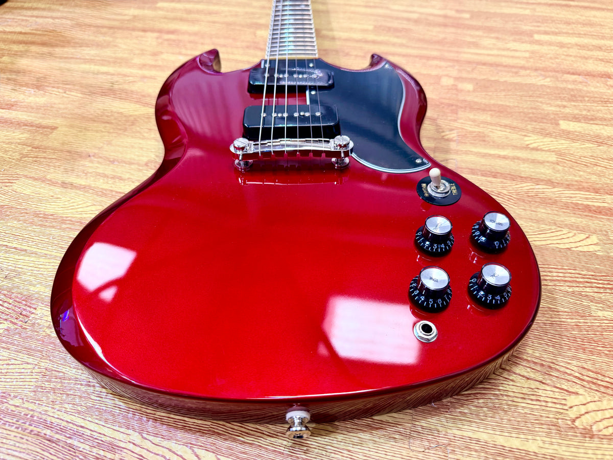 ✨2025✨ Epiphone SG Special P-90 Sparkling Burgundy + Hard Case~ MINT Condition