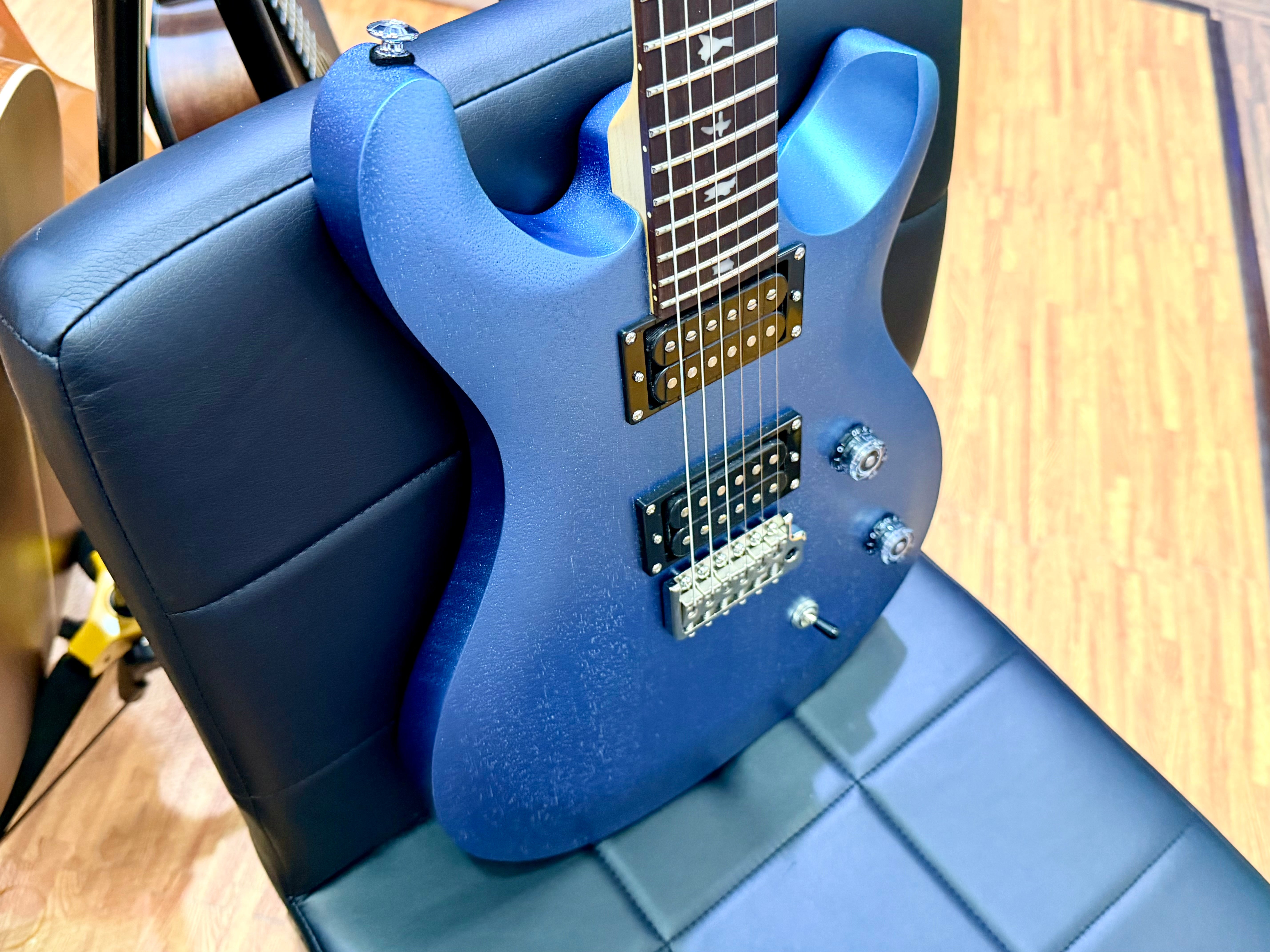 🔥EX-DEMO🔥 PRS SE CE24 Standard Satin Ice Blue Metallic + PRS Gig Bag!