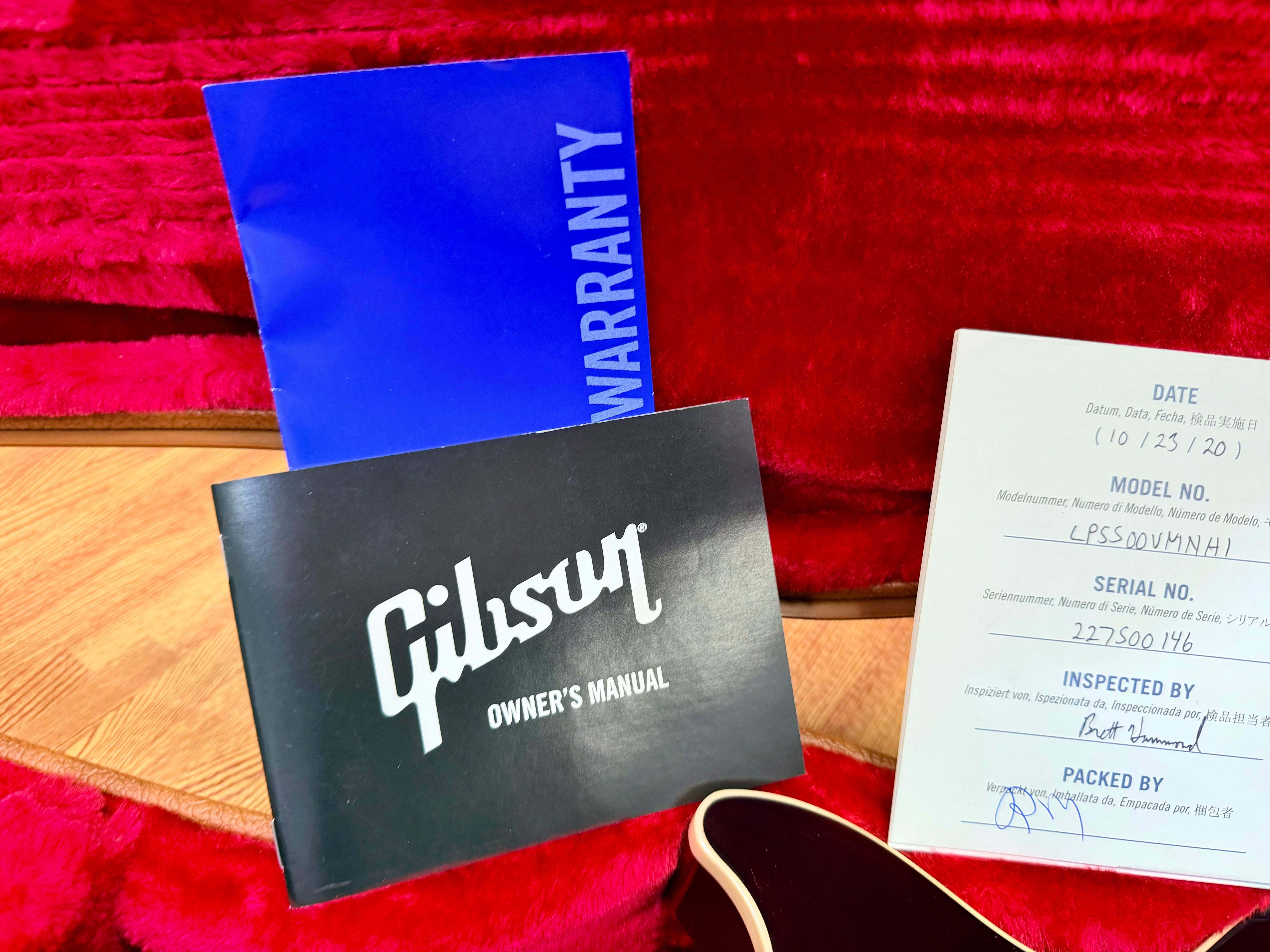 🔥2022🔥 Gibson Les Paul Standard Slash~ Vermillion Burst Limited Edition + Case