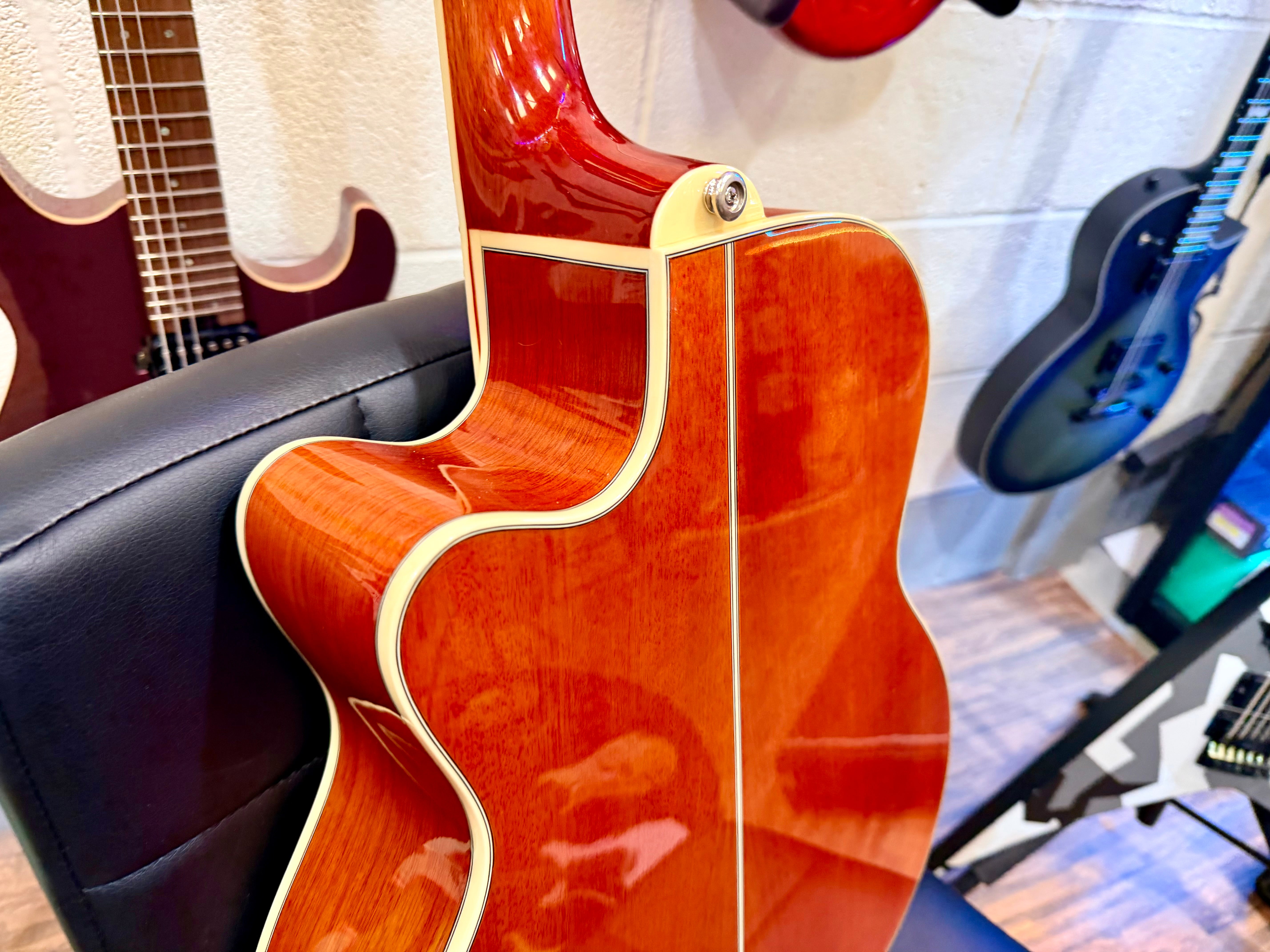 ☀️2010☀️ Fender FR-50CE Cutaway Electro Acoustic Resonator Guitar~ Sunburst!