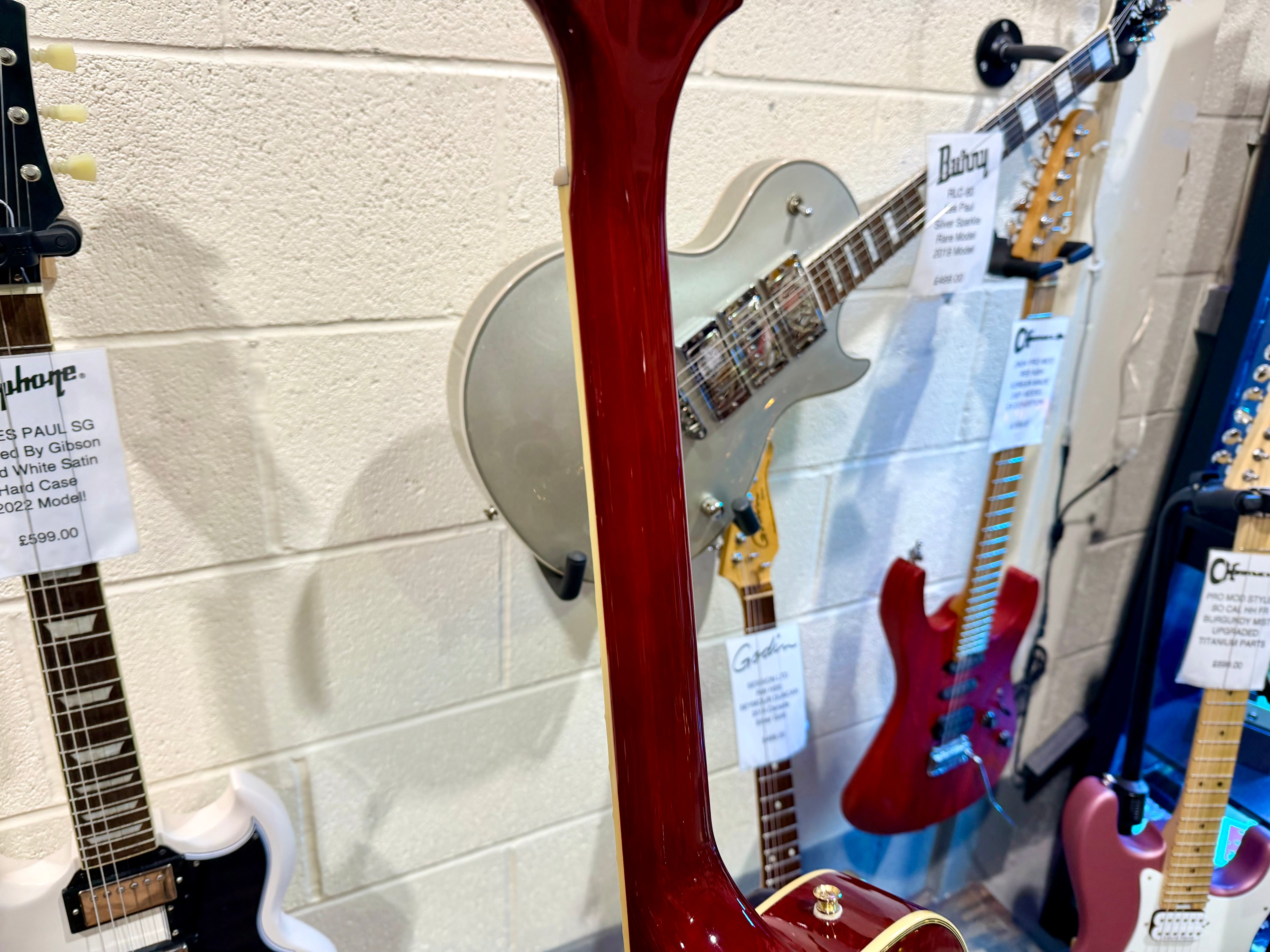 🔥MINT 2019🔥 Epiphone Joe Pass Emperor II Pro~ Rare Wine Red Hollowbody + Hard Case