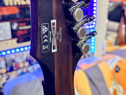 🔥2019🔥 Ibanez RGA71AL Axion Label 7 String~ Indigo Aurora Burst~ Bare Knuckle!