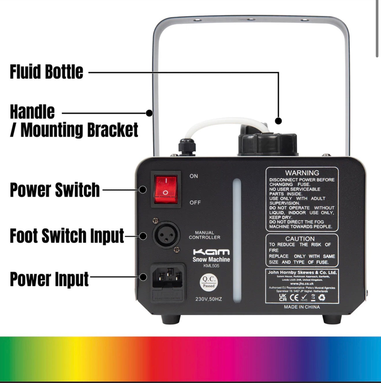 ❄️SPECIAL OFFER ❄️ KAM SNOW MACHINE~ BRAND NEW~ KML505